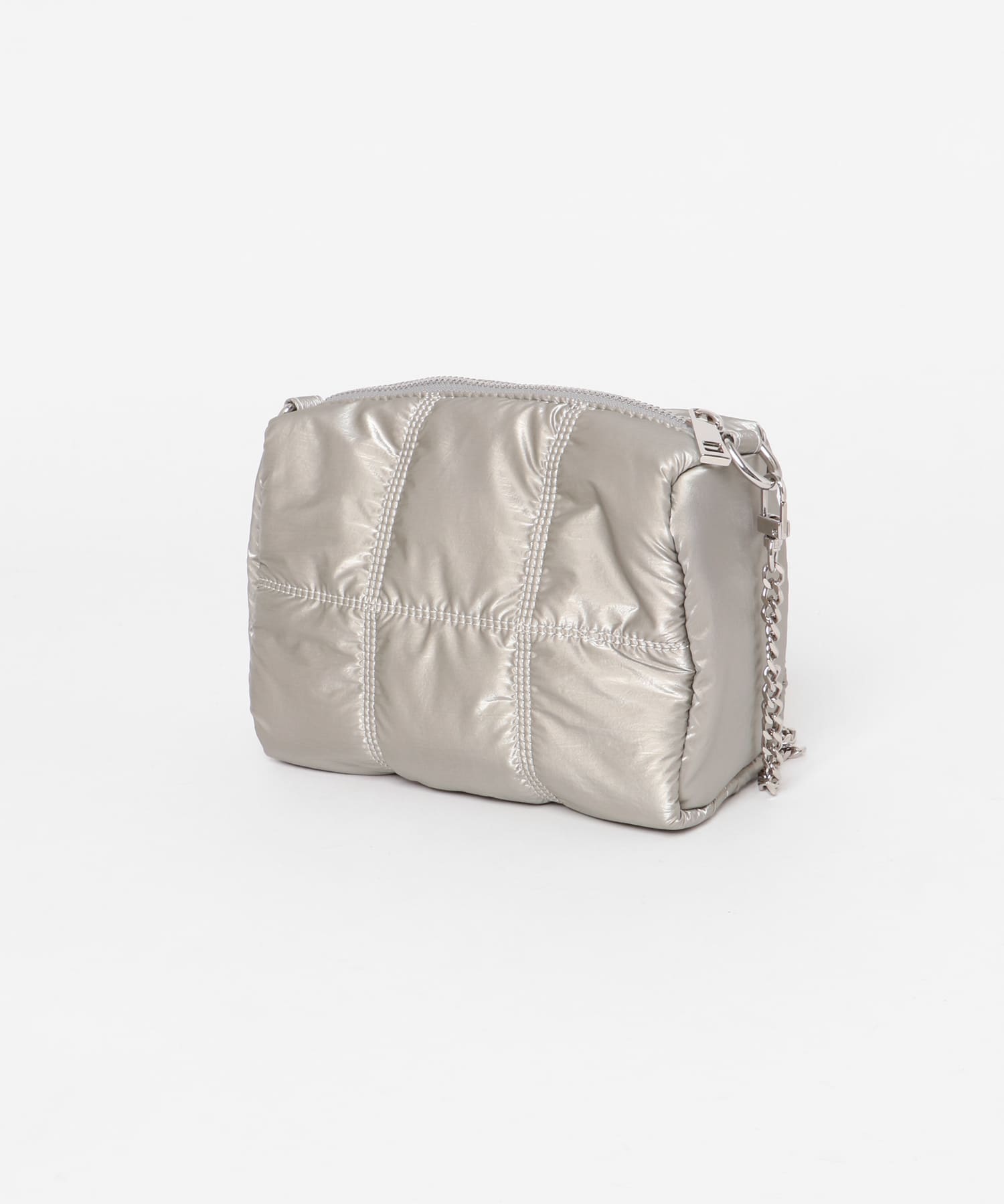 キルティングバッグ SILVER one