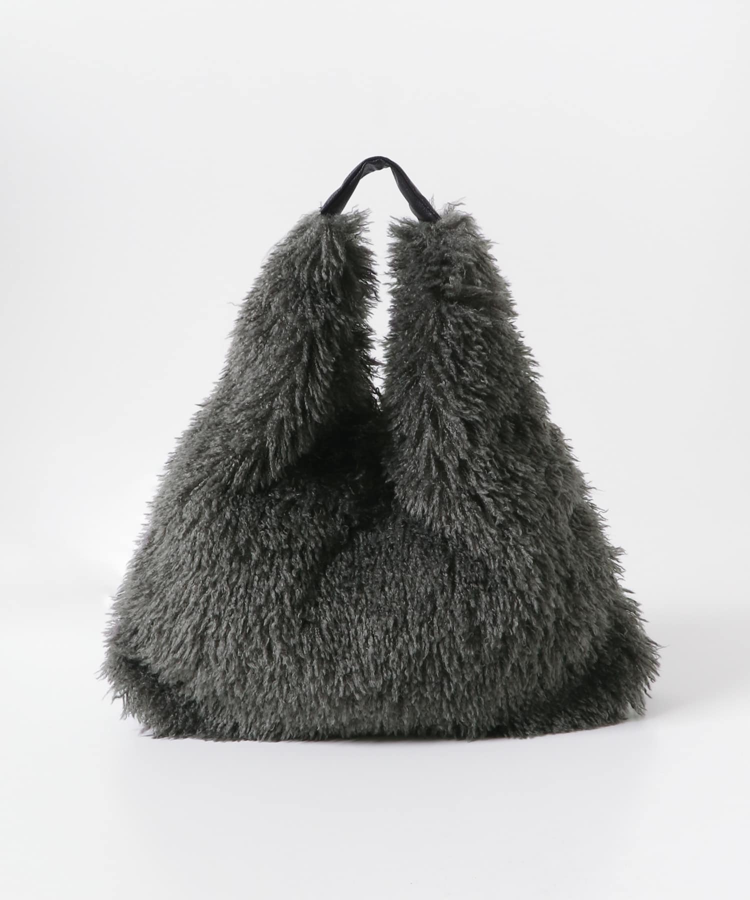 ボアトートバッグ GRAY one