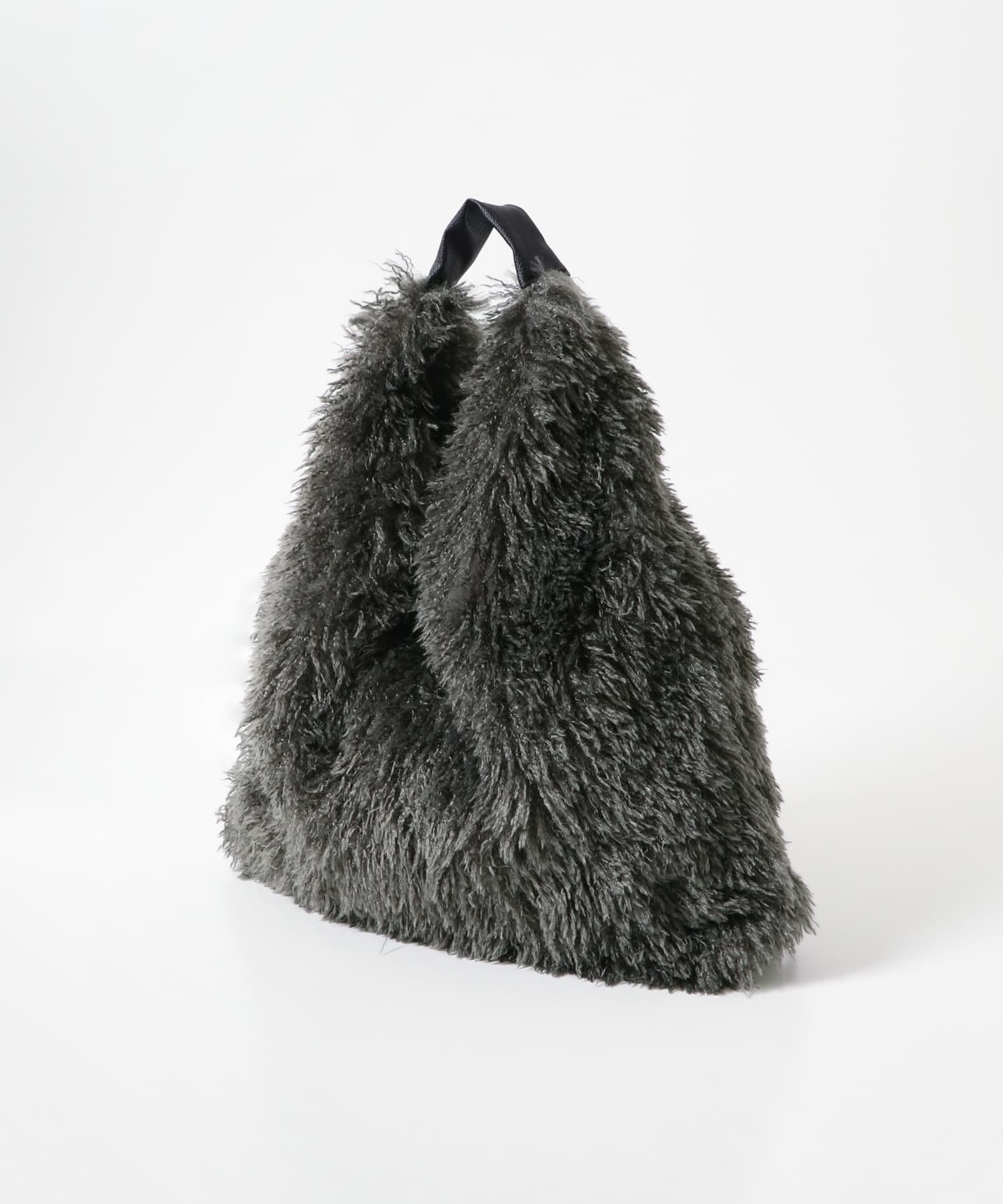 ボアトートバッグ GRAY one