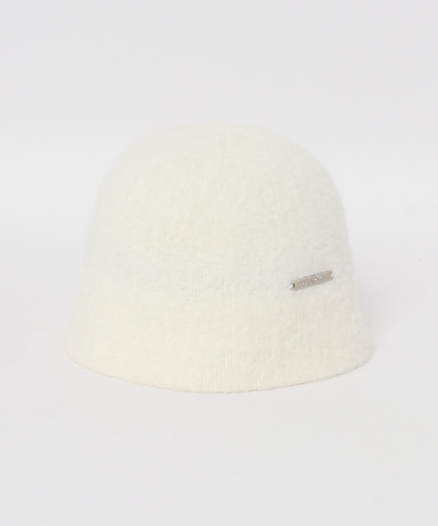 『WEB/一部店舗限定』プレートシャギーハット OFF WHITE one