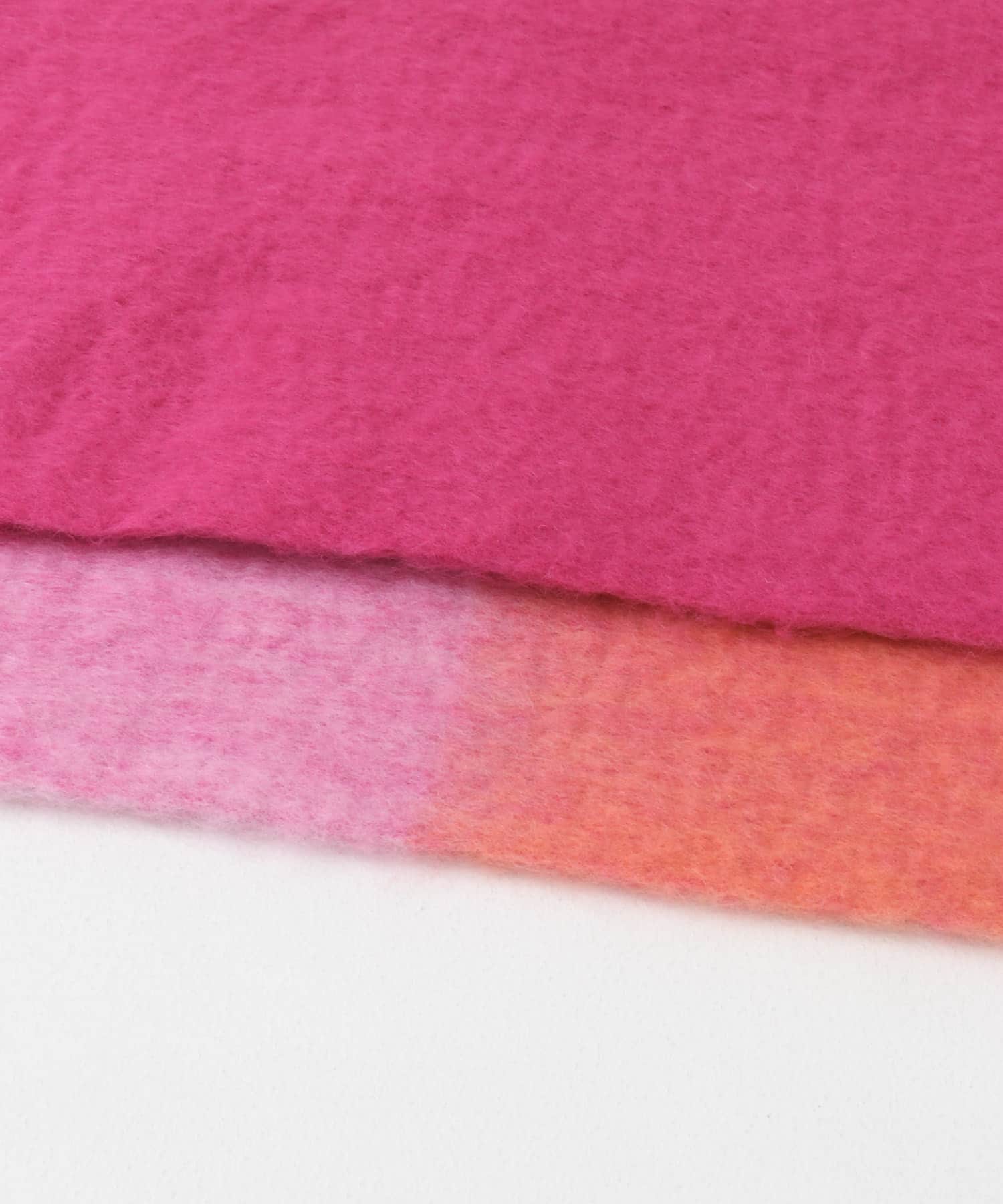 『一部WEB限定カラー』パネルボーダーストール RED one