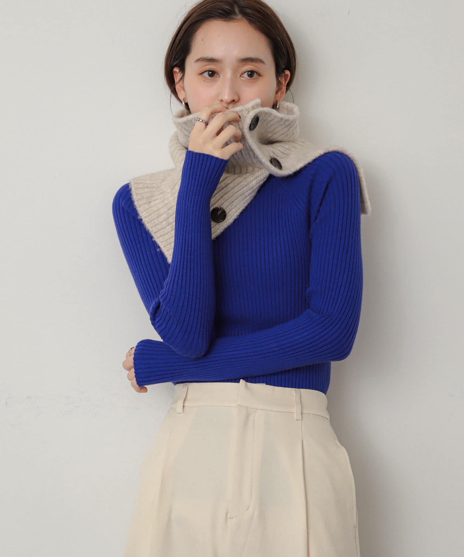 サイドスリットウォーマー IVORY one