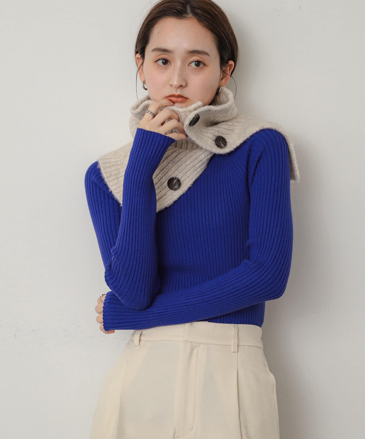 サイドスリットウォーマー IVORY one