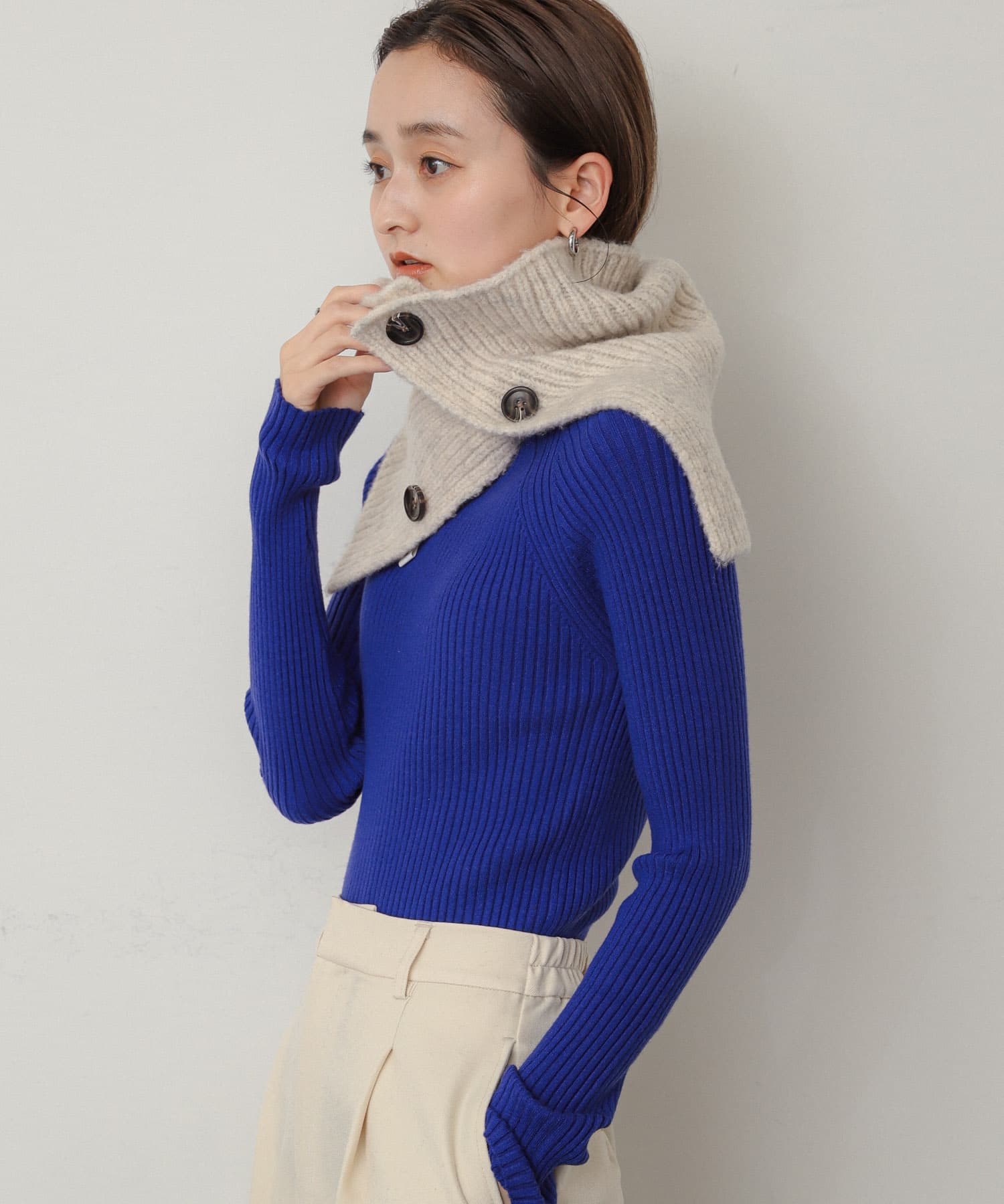 サイドスリットウォーマー IVORY one