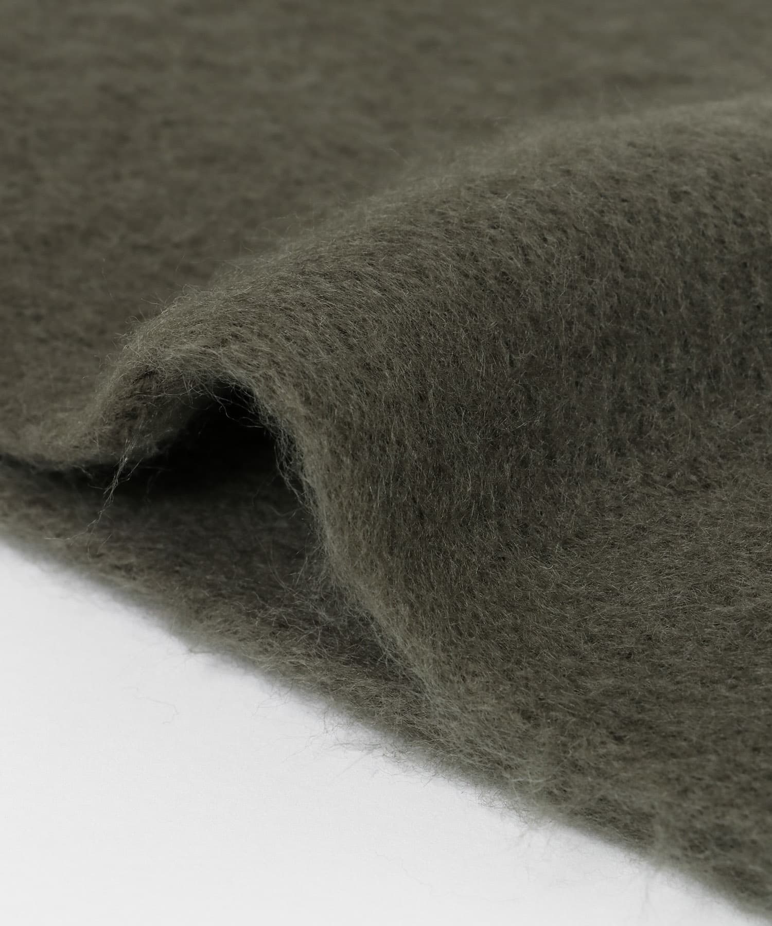 ニットフリンジストール KHAKI one