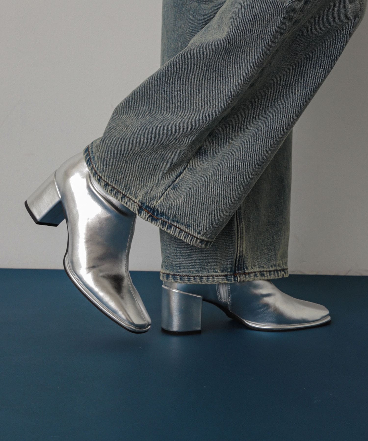 『消臭』スクエアトウセンターシームストレッチブーツ