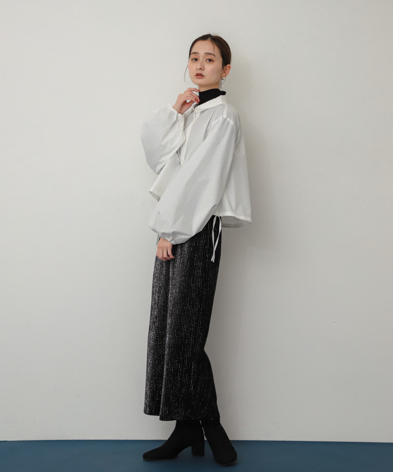 『消臭』スクエアトウセンターシームストレッチブーツ SUEDE S