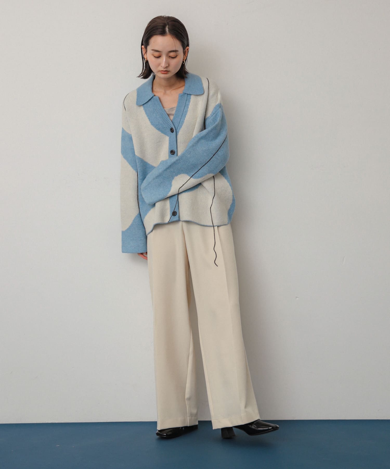 『抗菌』『消臭』スクエアトゥエナメルブーツ BLACK S