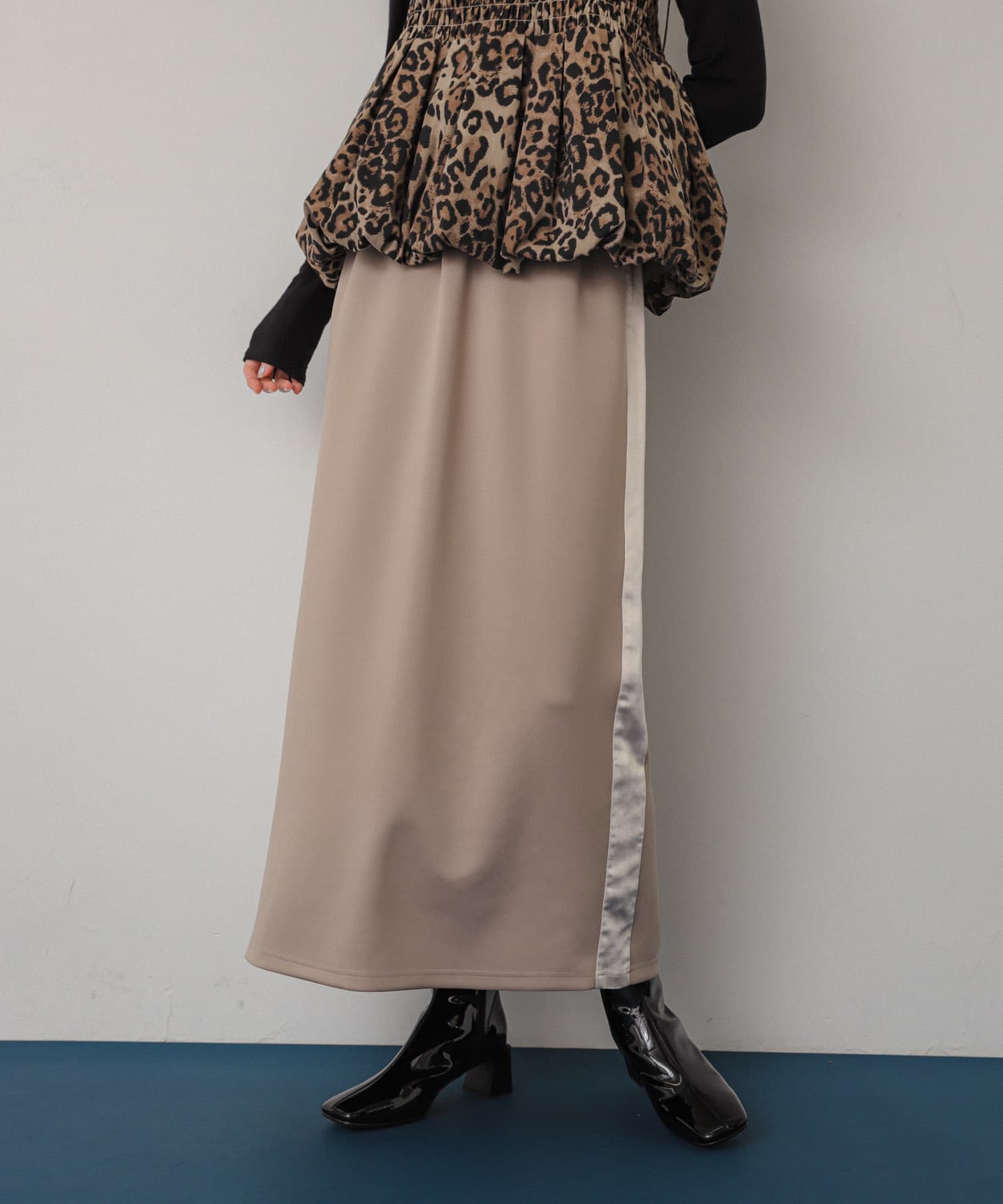 『抗菌』『消臭』スクエアトゥエナメルブーツ BLACK S