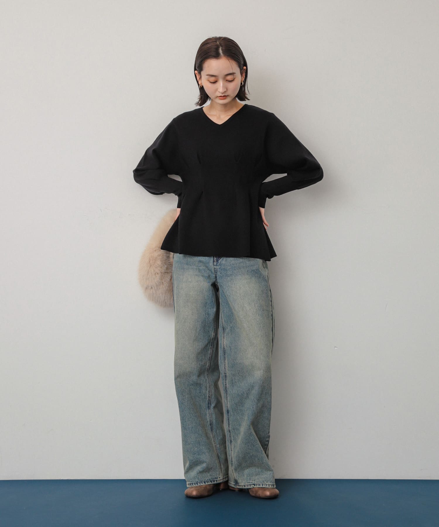 ヴィンテージライクメタリックブーツ BROWN S