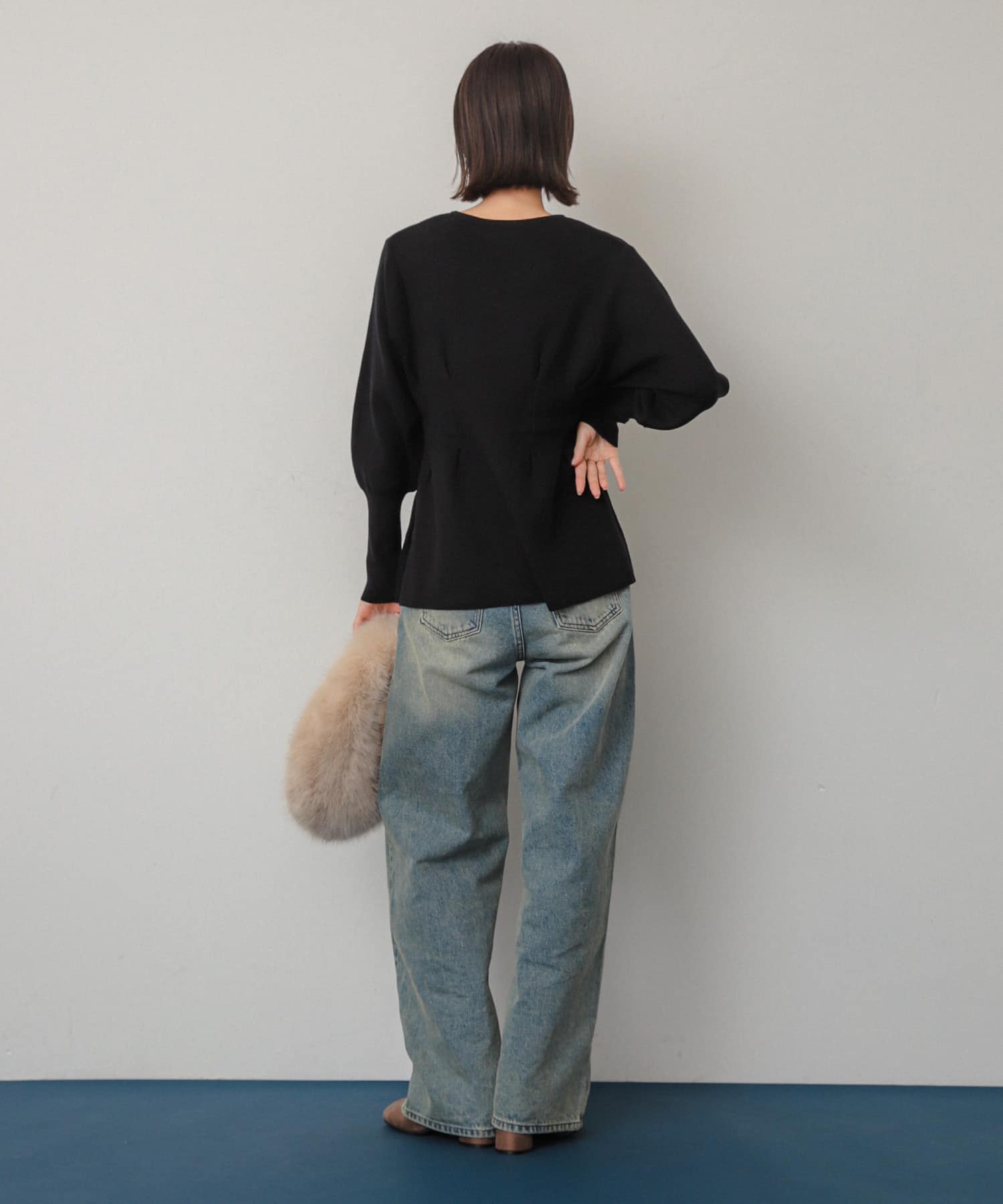 ヴィンテージライクメタリックブーツ BROWN S