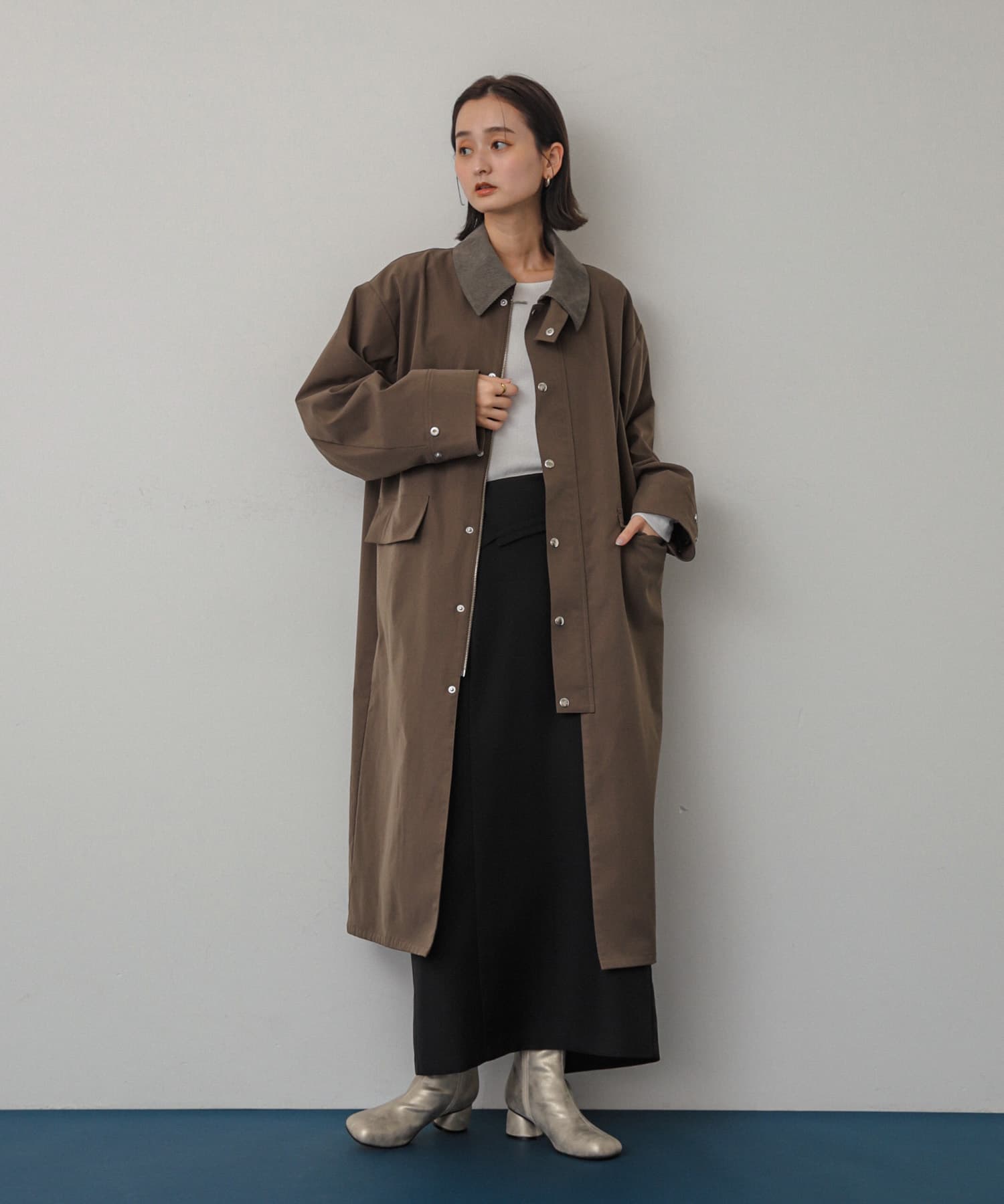 ヴィンテージライクメタリックブーツ GOLD S