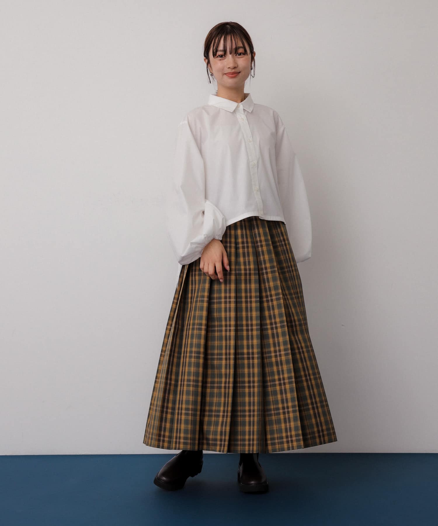 トラックソールサイドゴアブーツ D.BROWN S
