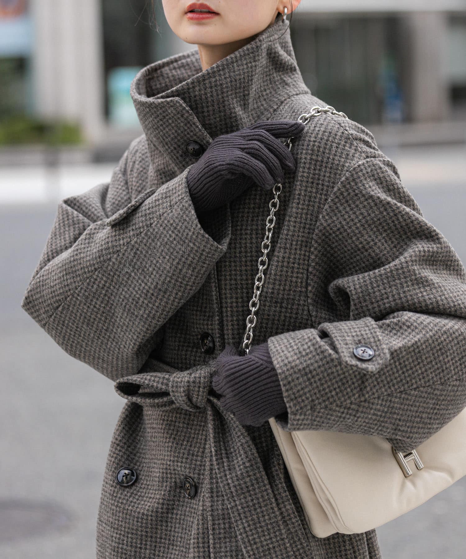 モチモチニットグローブ CHARCOAL one