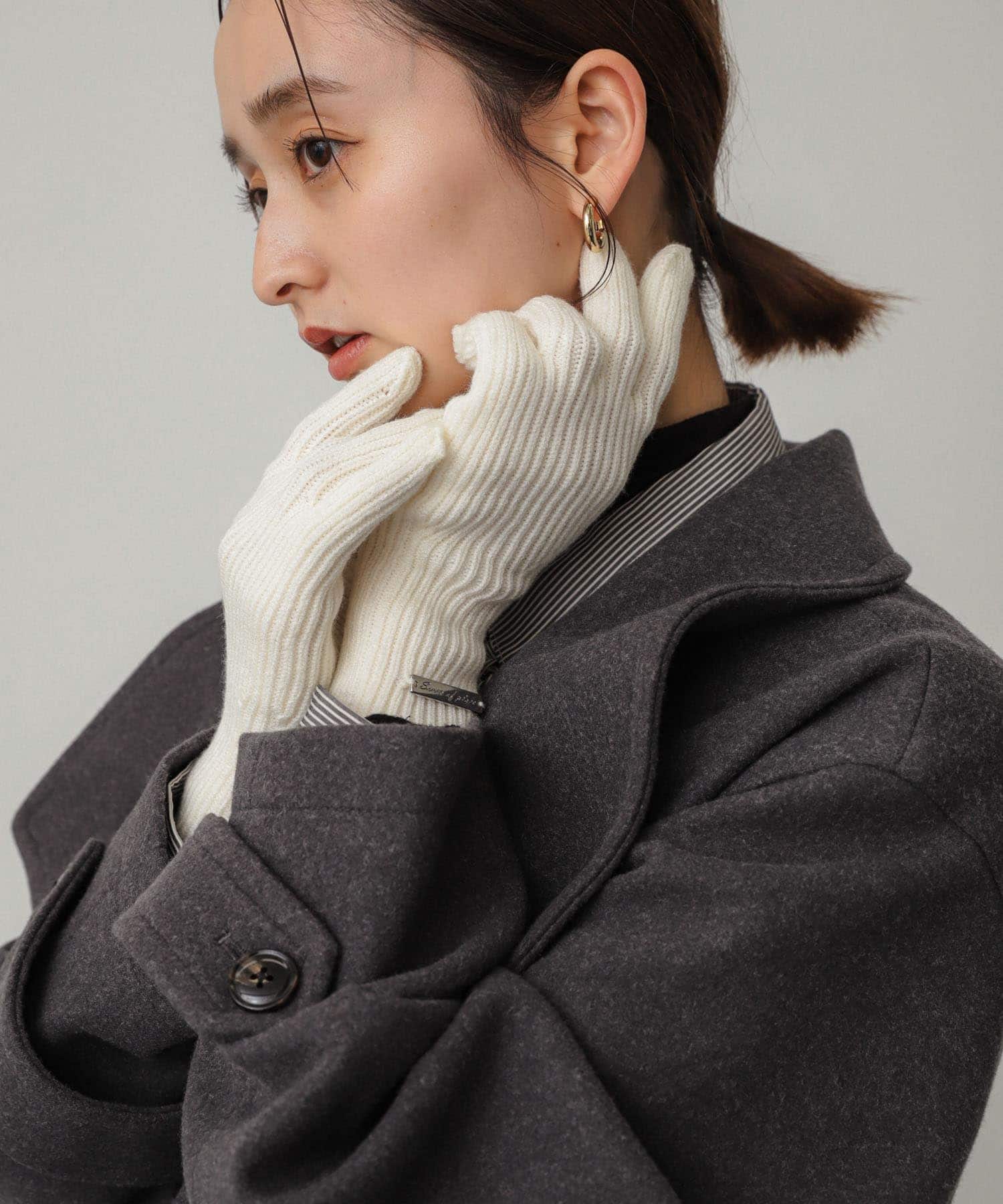 モチモチニットグローブ OFF WHITE one