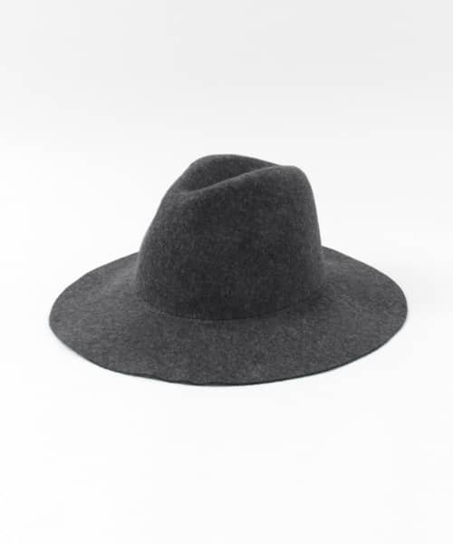 ベーシックフェルトロングブリム∴