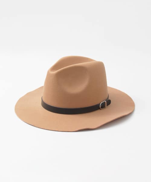 RB ベルト中折れハット∴ BEIGE FREE