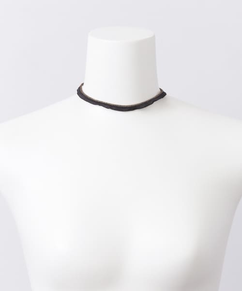 グリッターラインチョーカー BLACK -0