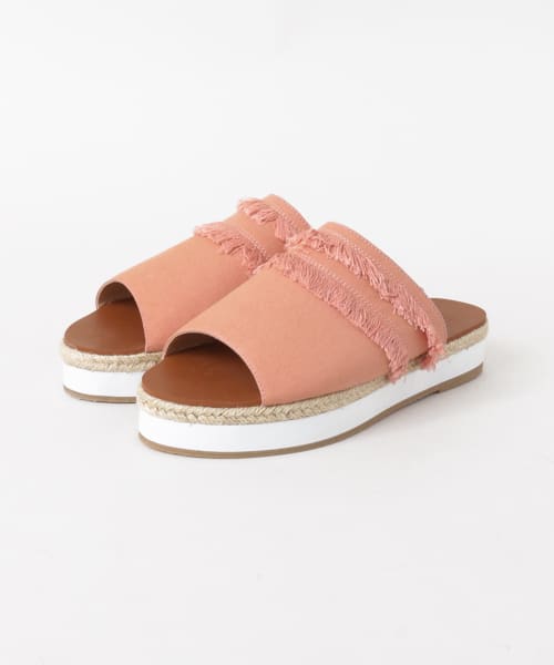 フリンジサンダル PINK 36