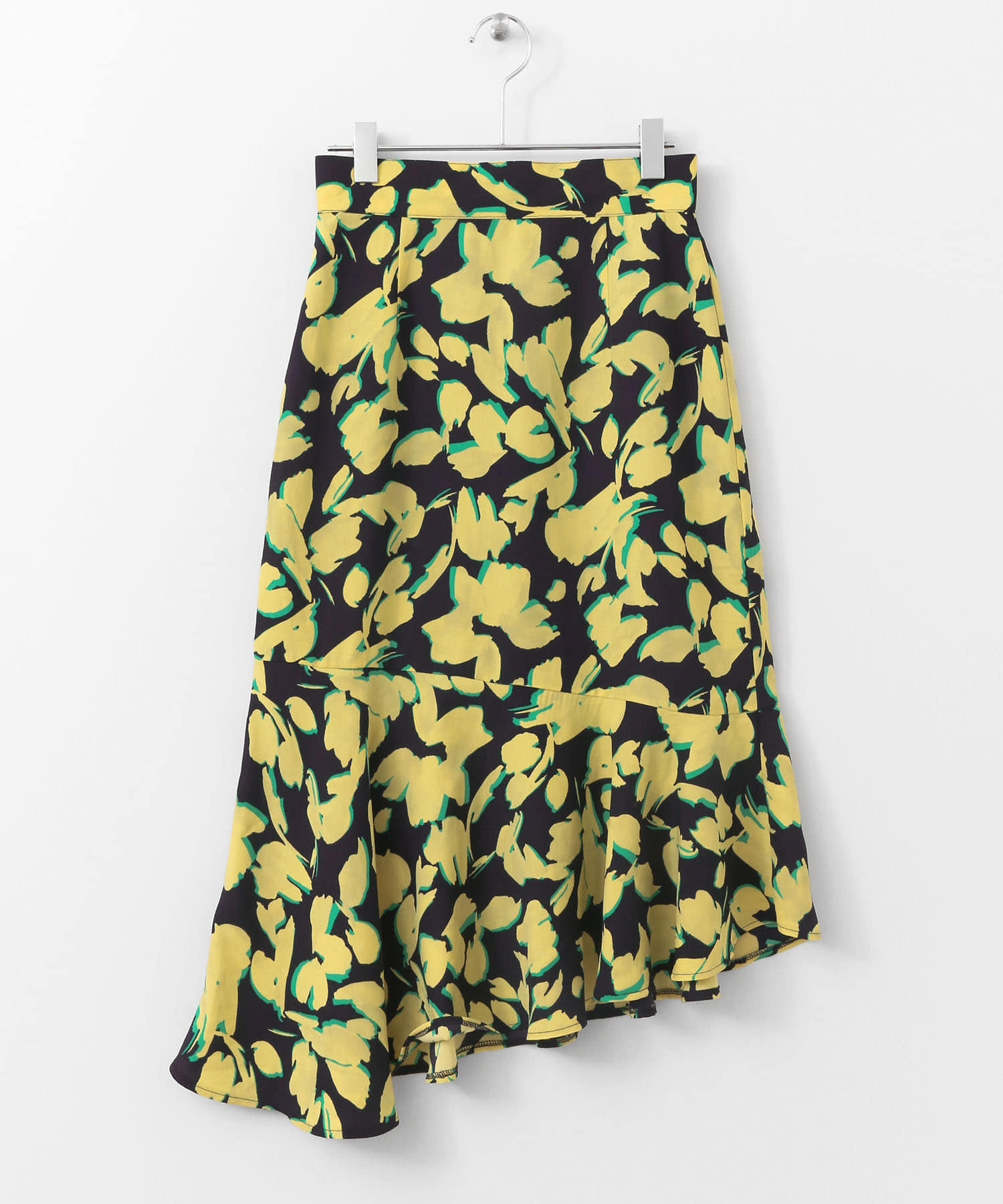 ボタニカルイレギュラーヘムスカート∴