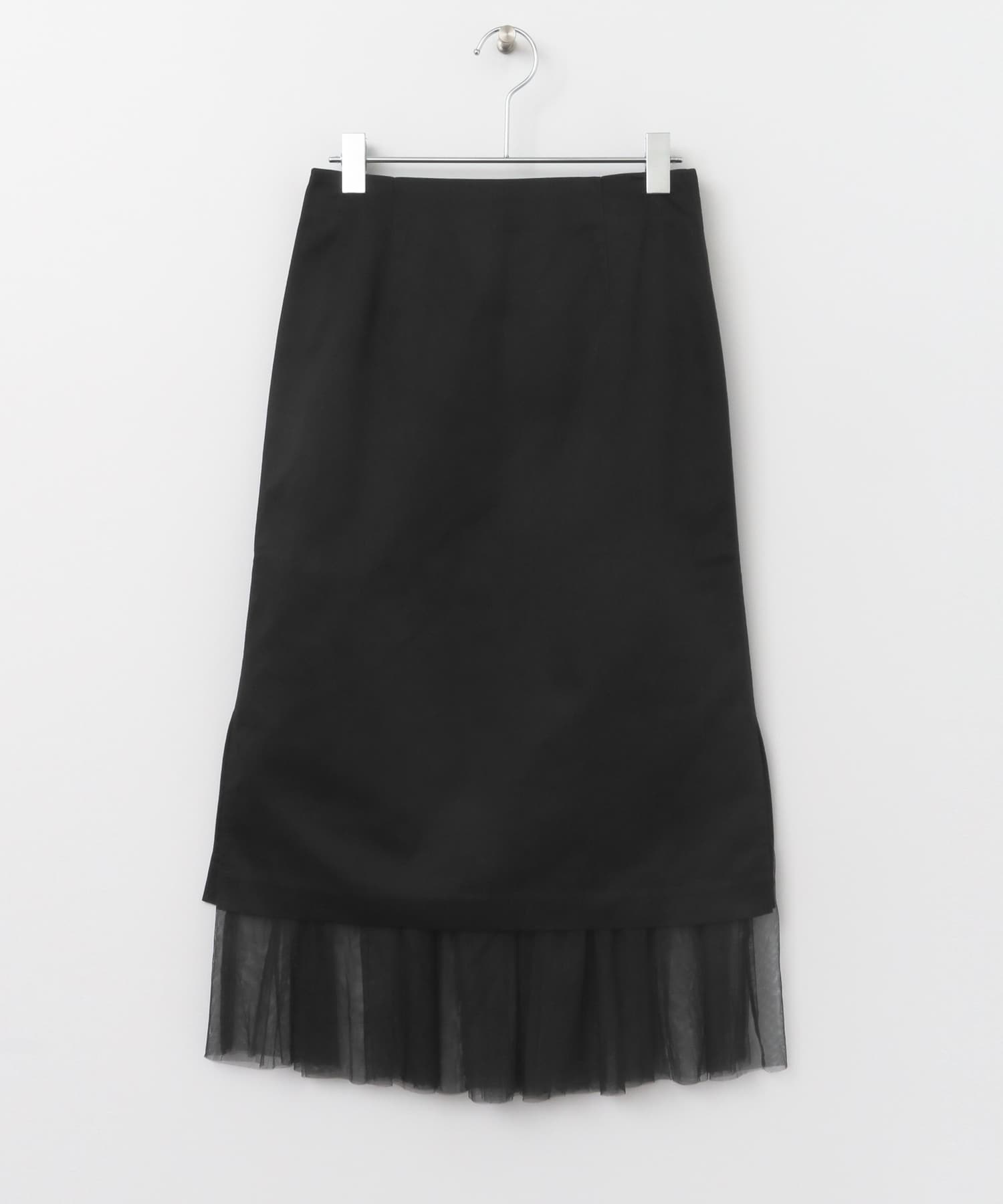 2wayチュールスカート∴ BLACK 36