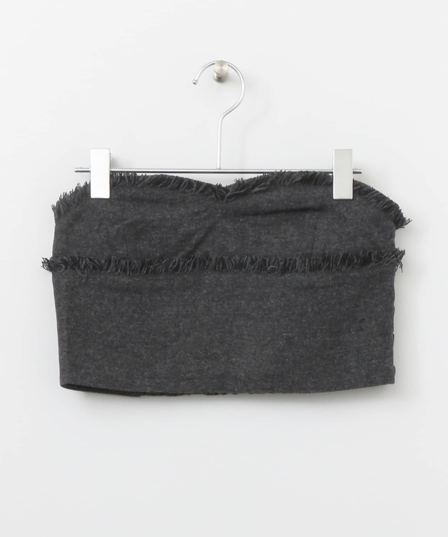 ツイードビスチェ∴ CHARCOAL FREE