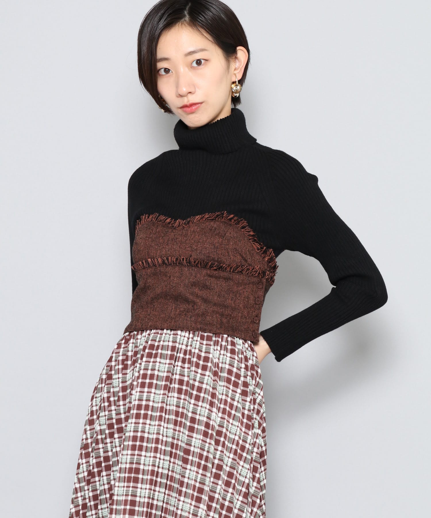 ツイードビスチェ∴(FREE BROWN): トップス｜URBAN RESEARCH公式