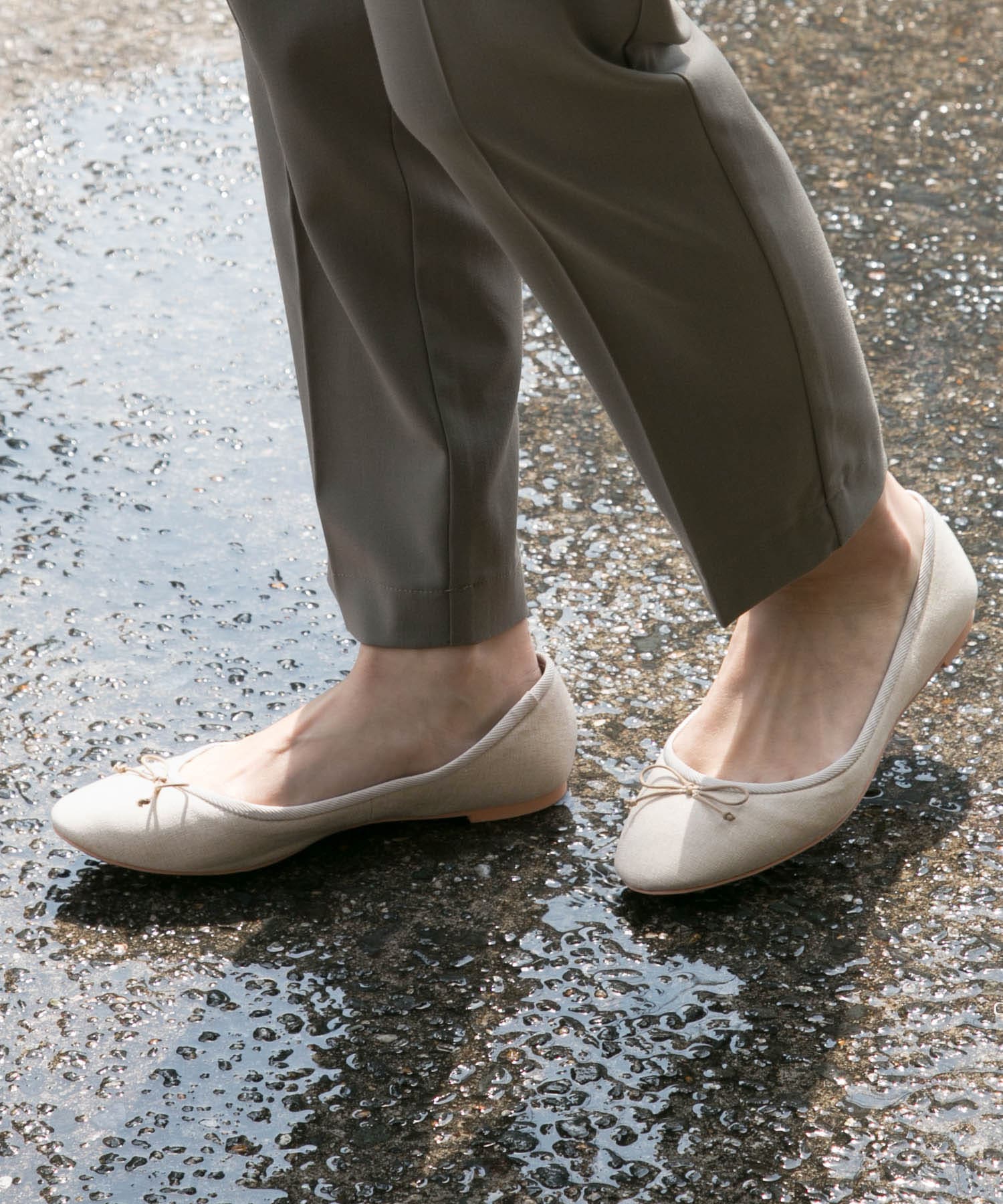 ボロネーゼバレエシューズ BEIGE S