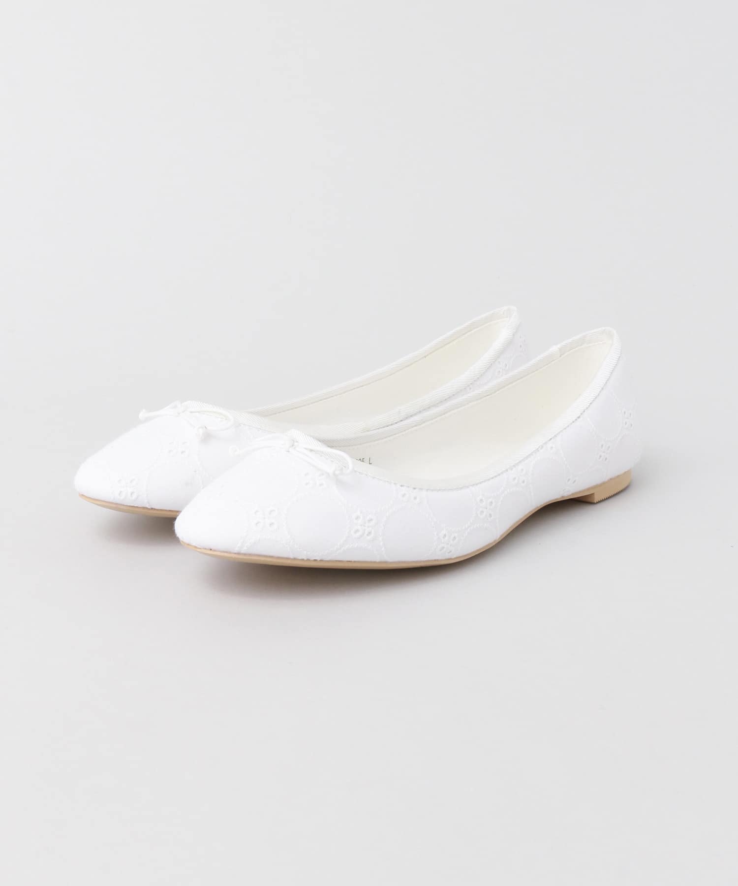 ボロネーゼバレエシューズ WHITE S