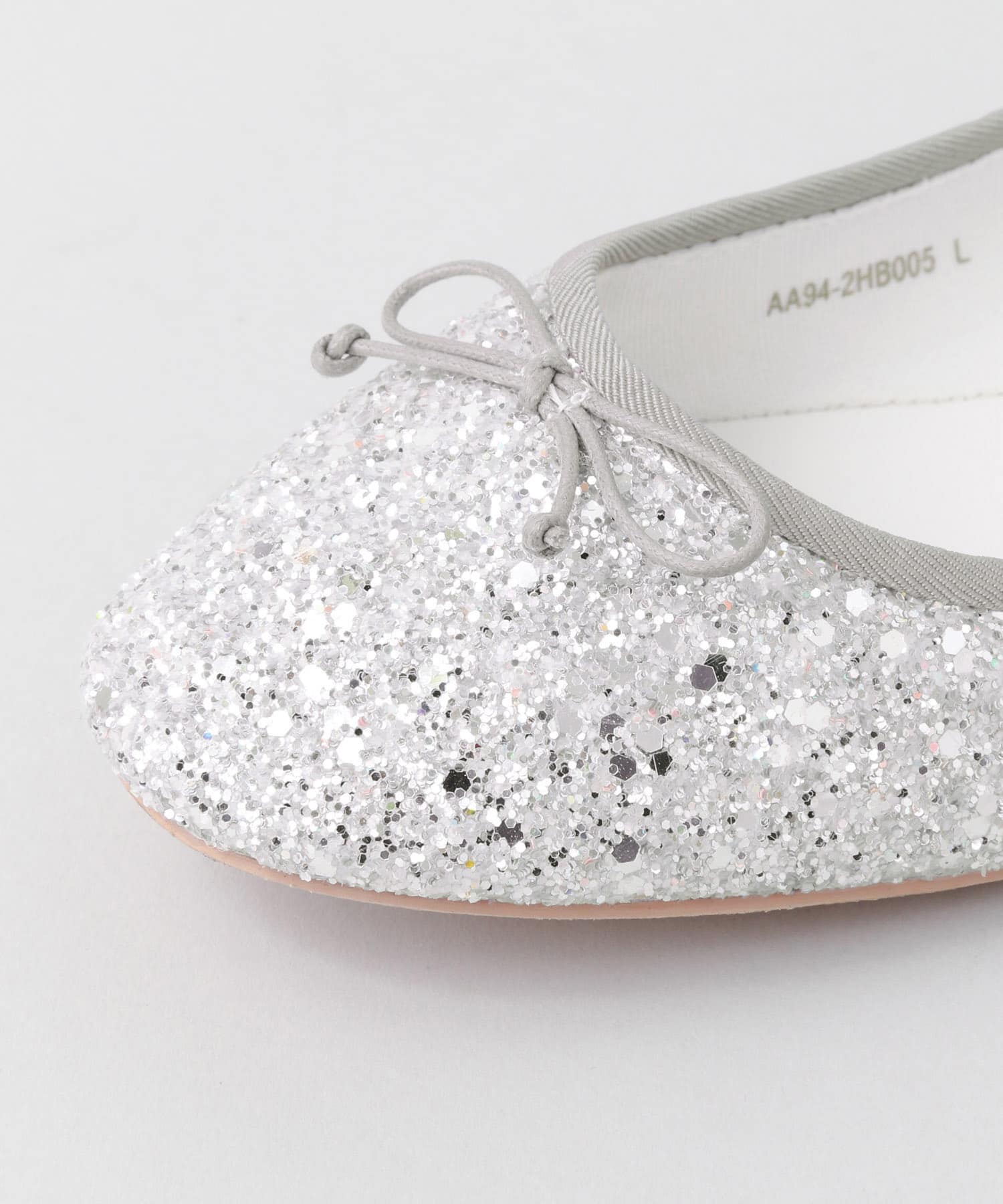 ボロネーゼバレエシューズ SILVER S