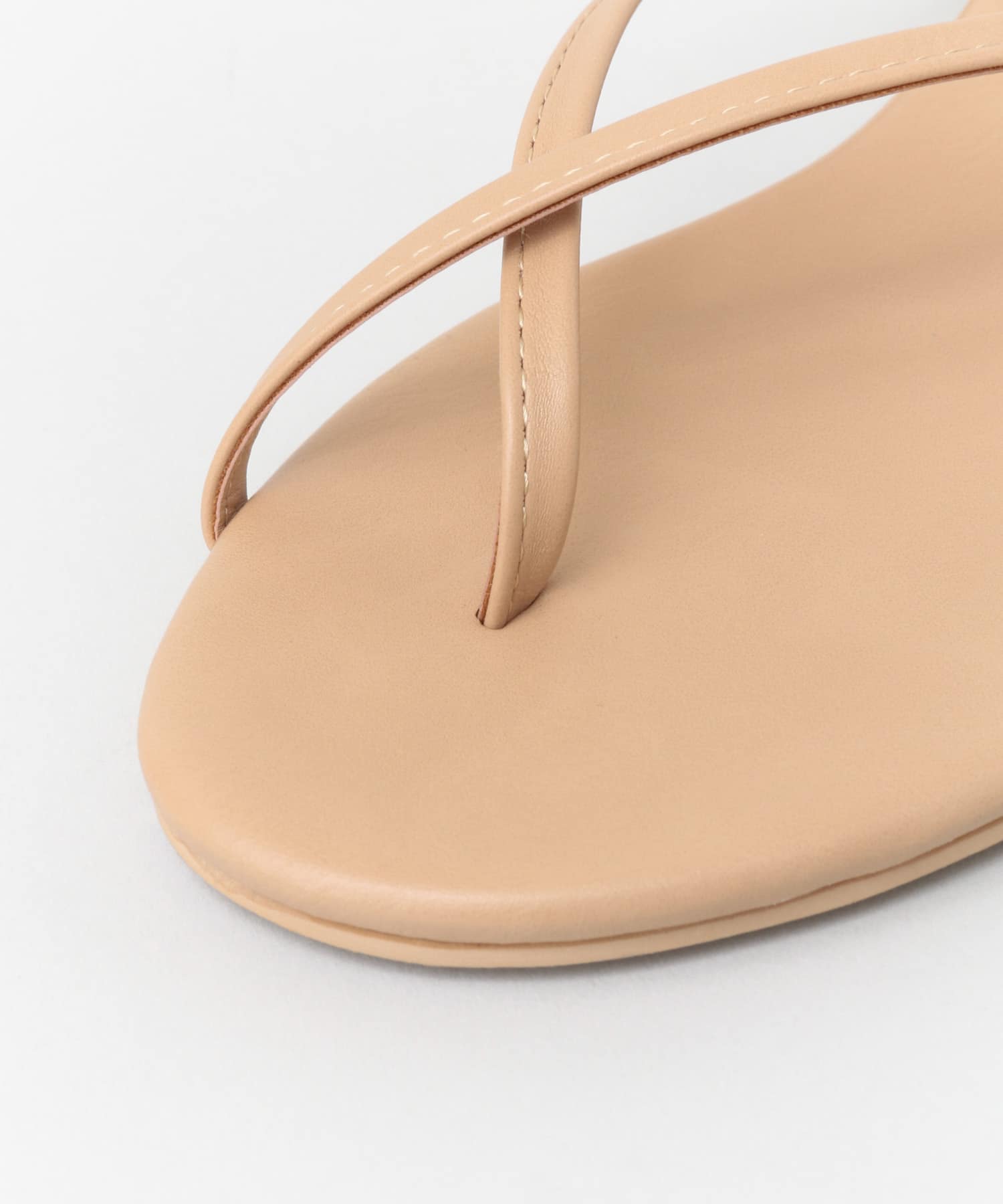 クロスベルトトングフラットサンダル BEIGE S