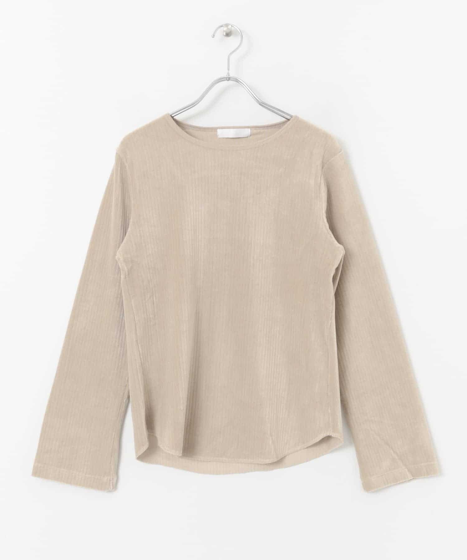 バックコンシャスカットコーデュロイトップ