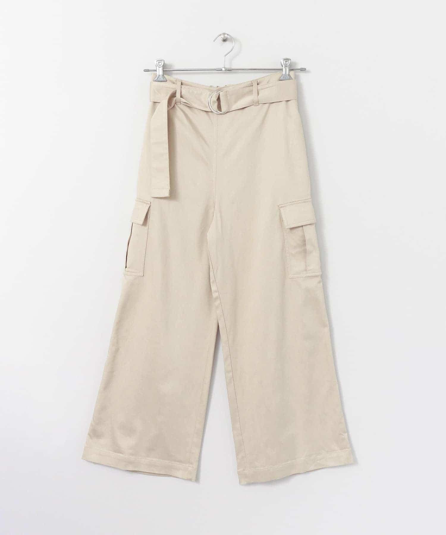 ベルトツキワークワイドパンツ