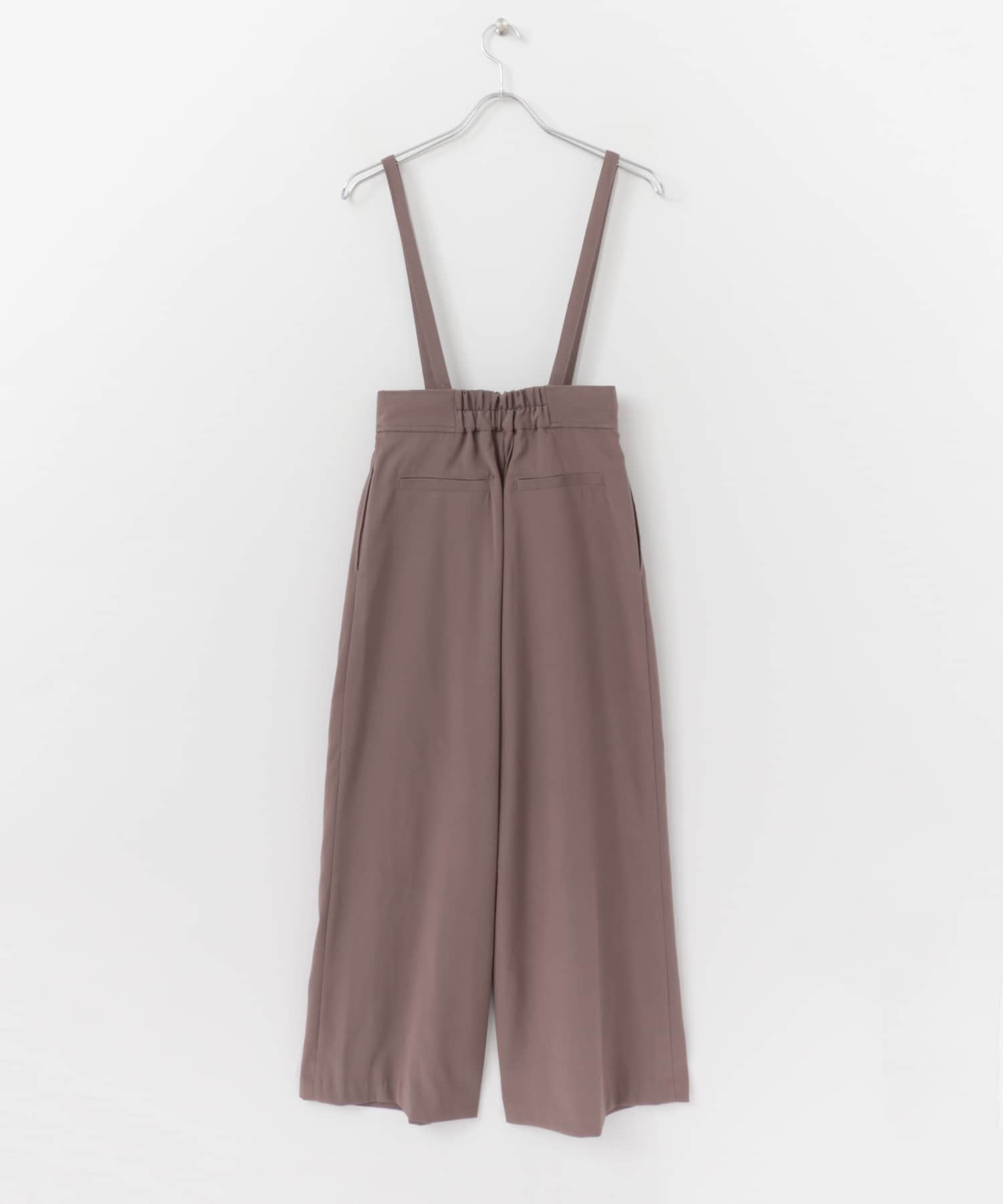 サスペンダーツキワイドパンツ DUSTY ROSE S