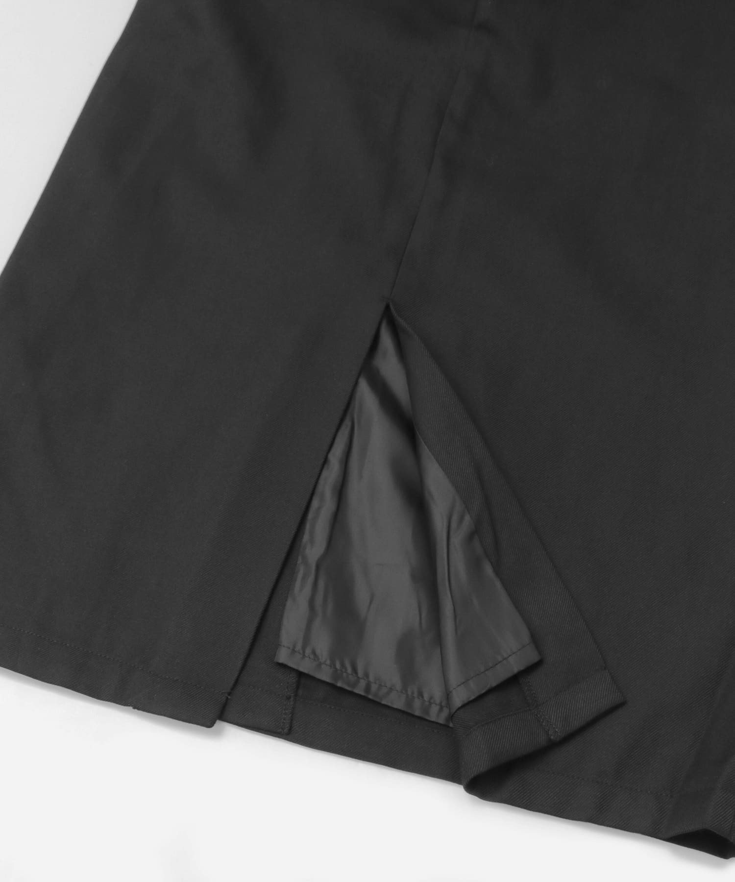ボタンディティールスカート BLACK S