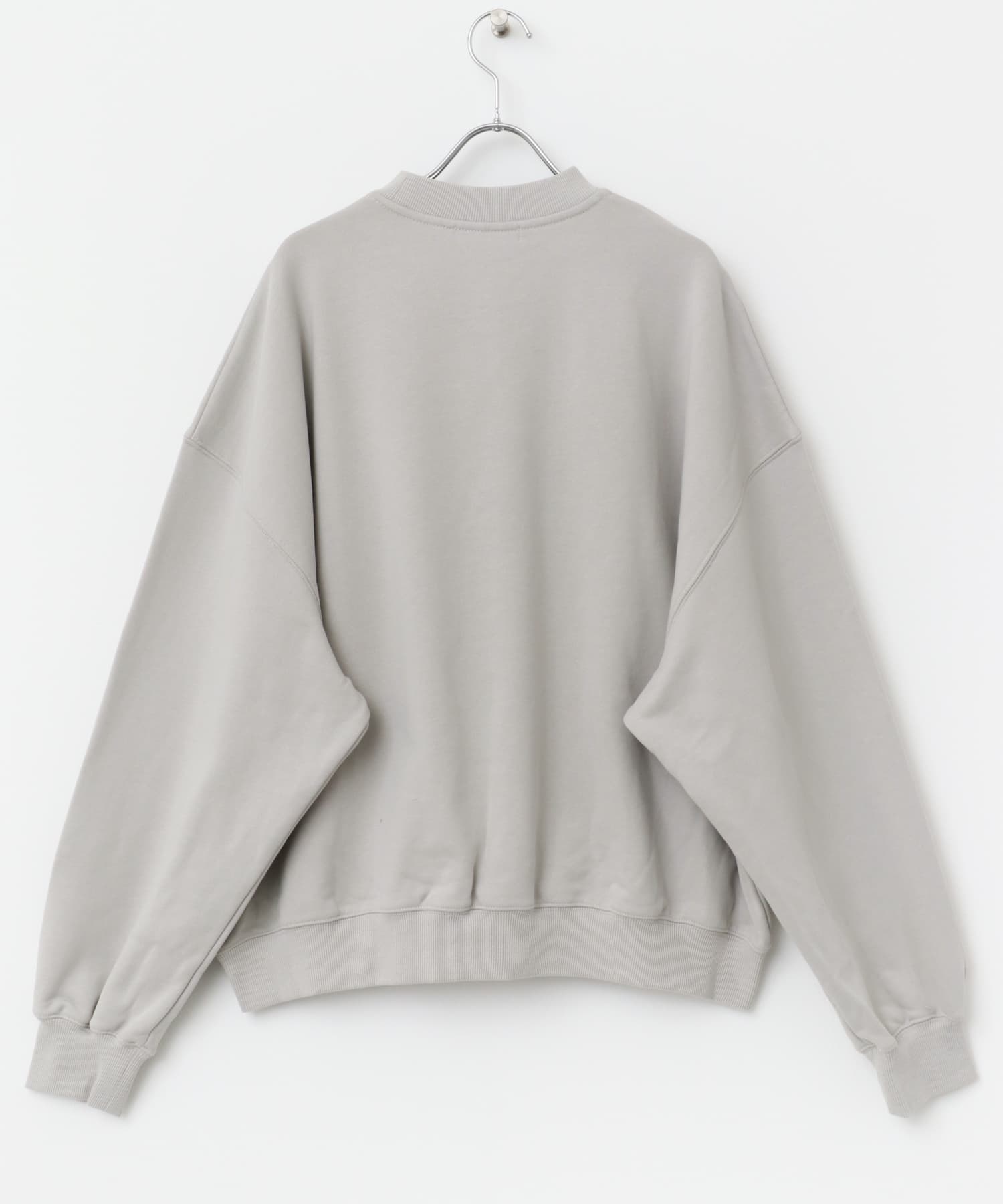 Gem Stone Cropped Sweat GRAY M