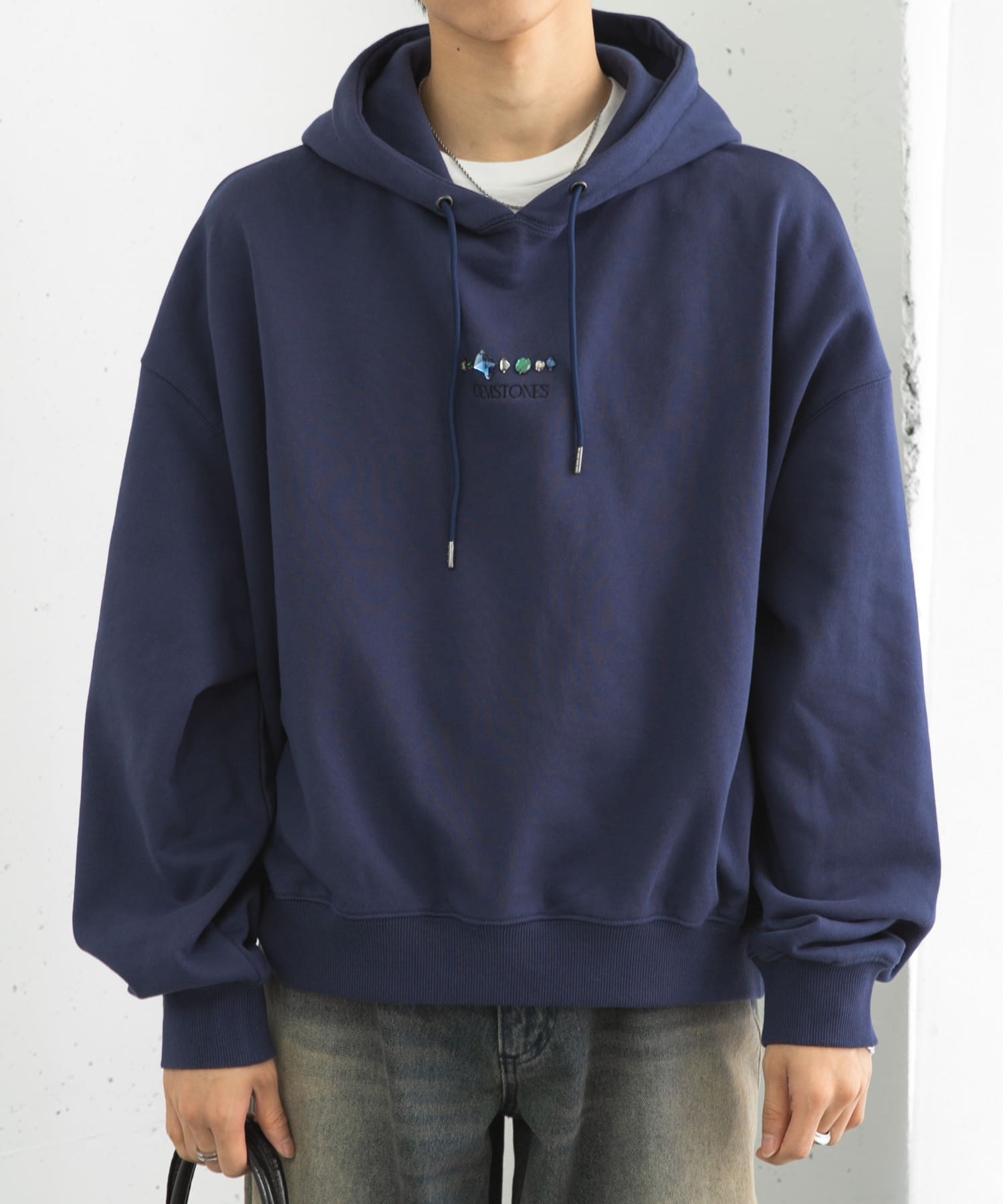Gem Stone Cropped Hoodie