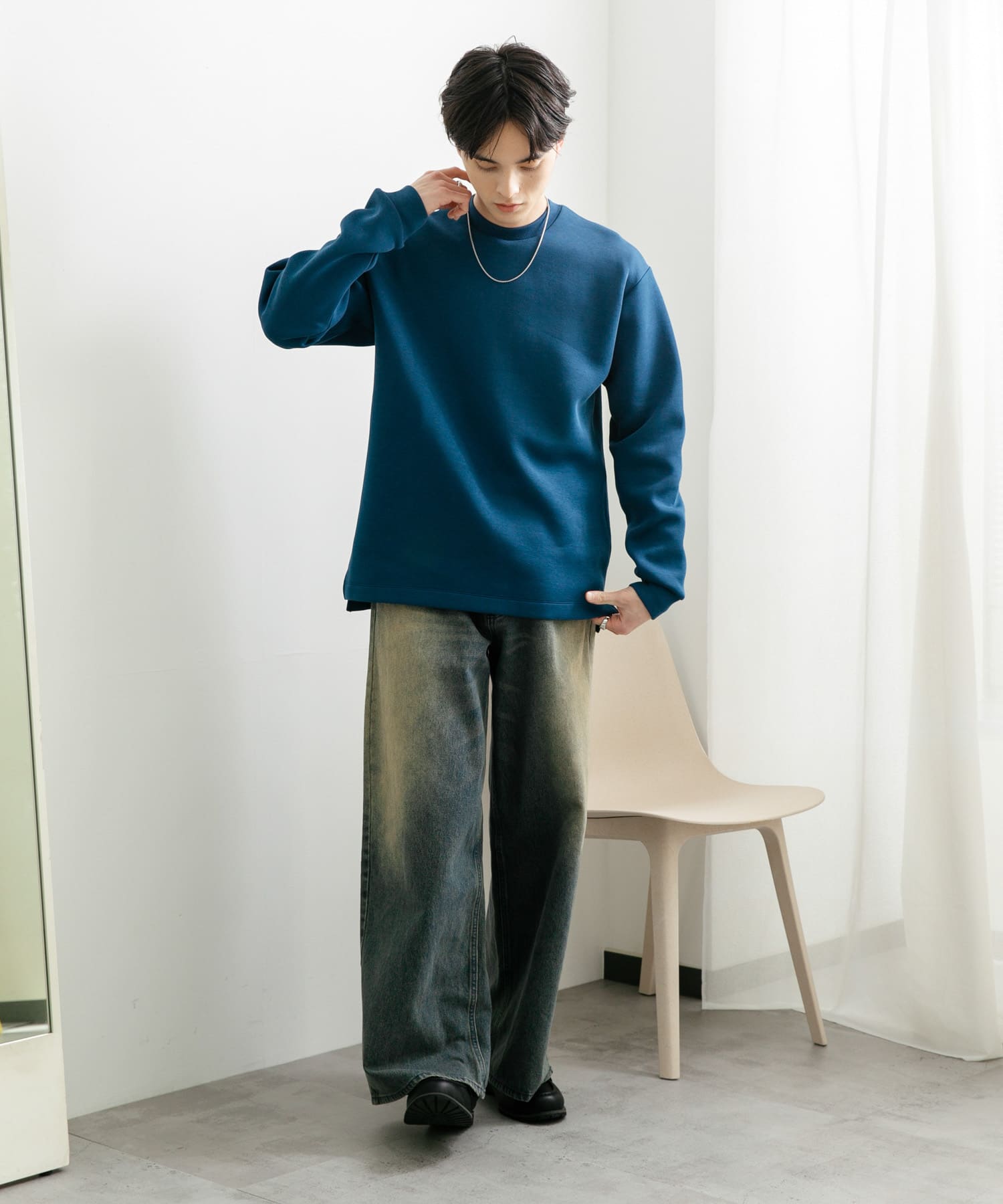 身長：173cm サイズ：L