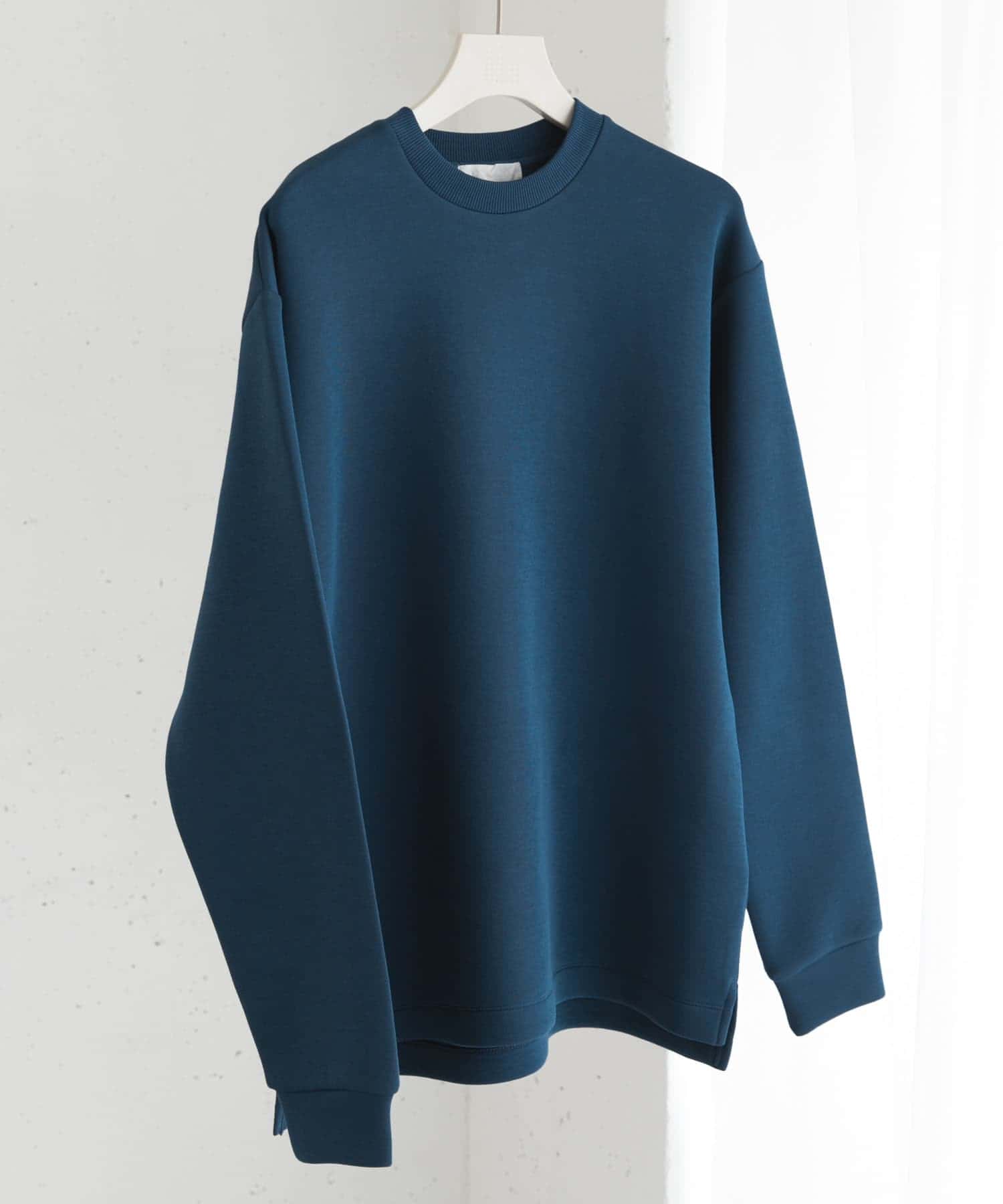 ダンボールクルーネックスウェット BLUE L