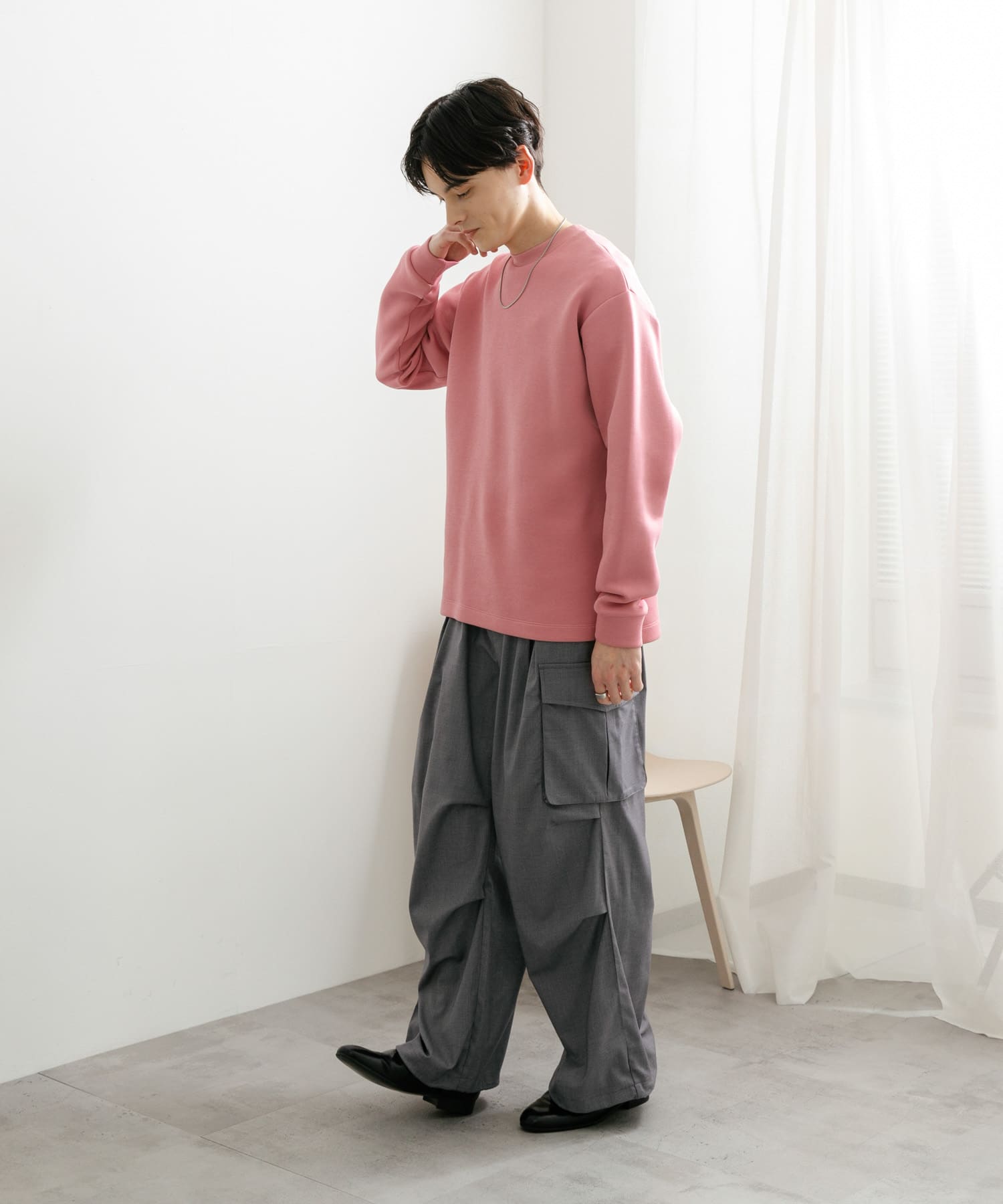 身長：173cm サイズ：L