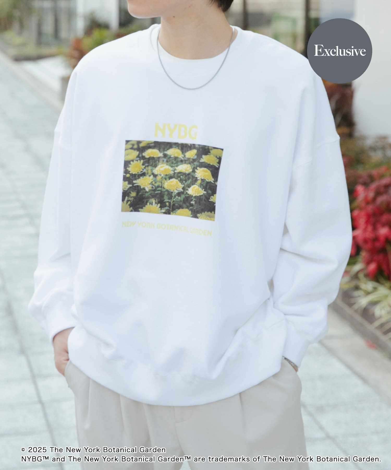 NYBG　クルーネックルーズスウェットB