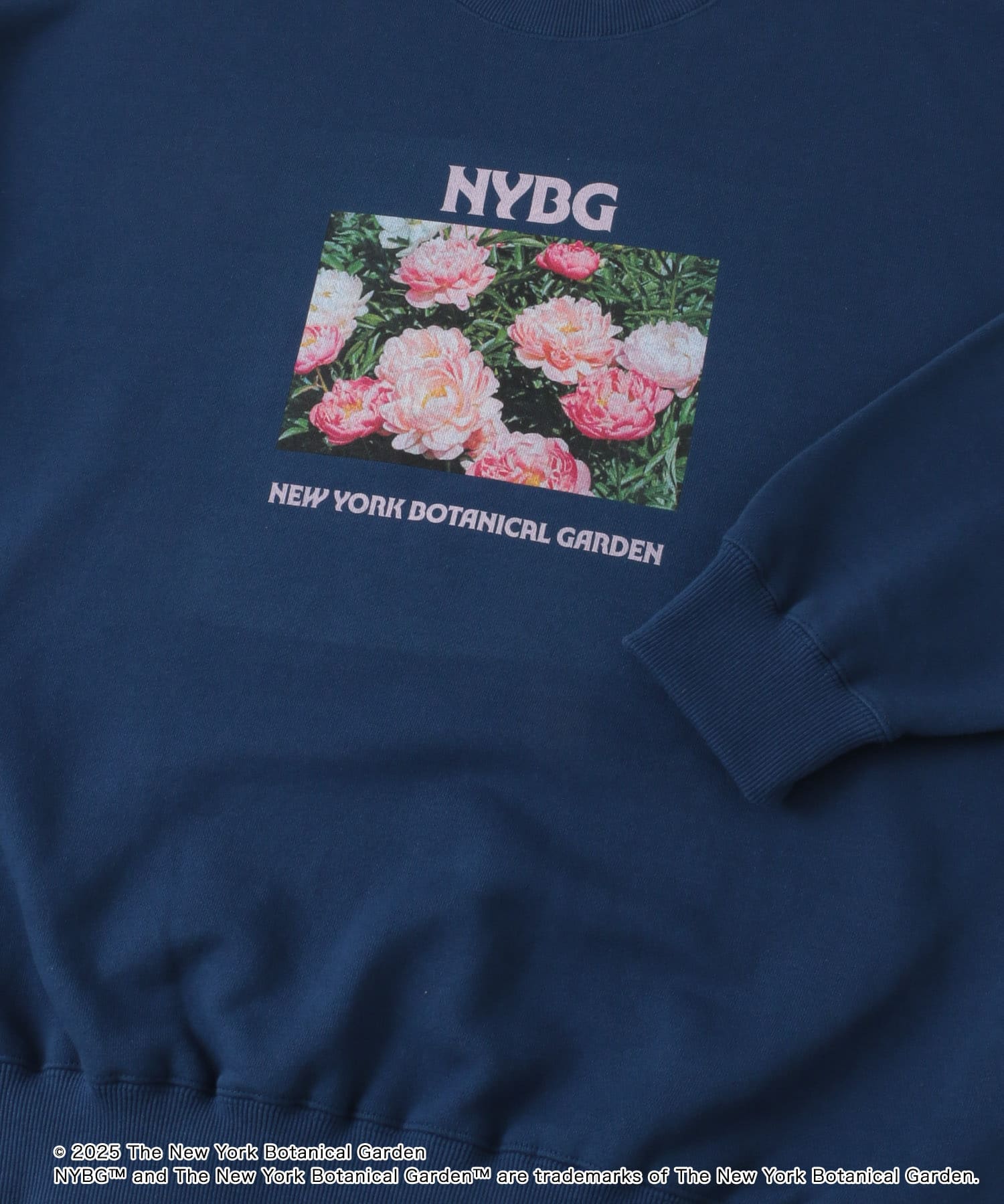 NYBG　クルーネックルーズスウェットB BLUE M