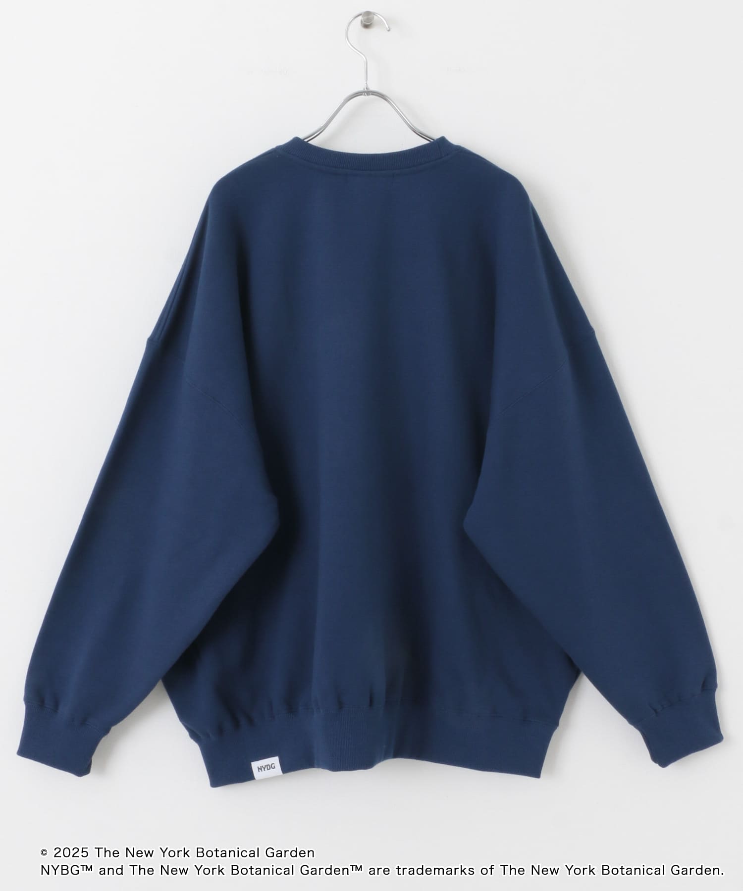 NYBG　クルーネックルーズスウェットB BLUE M