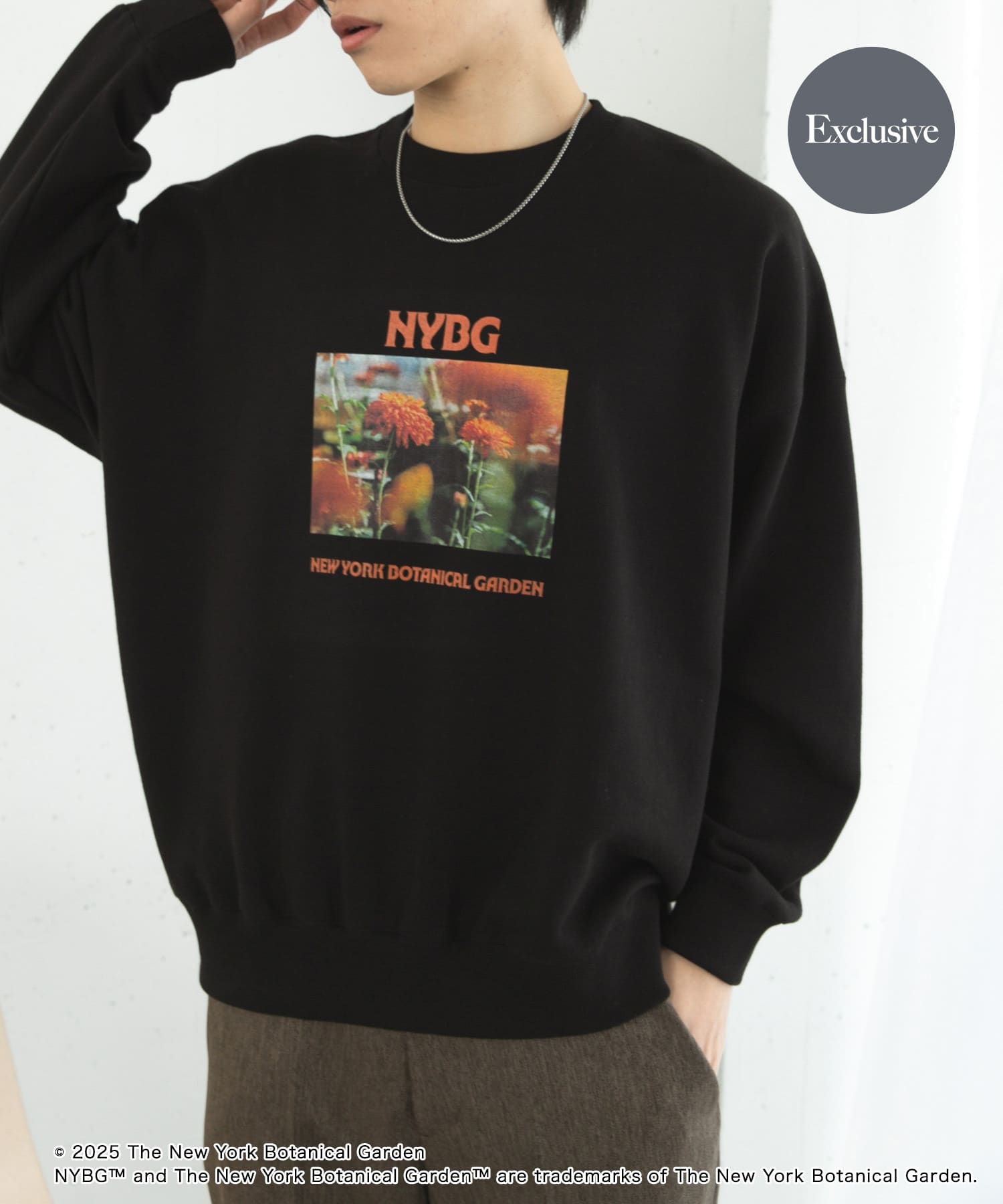 NYBG　クルーネックルーズスウェットB