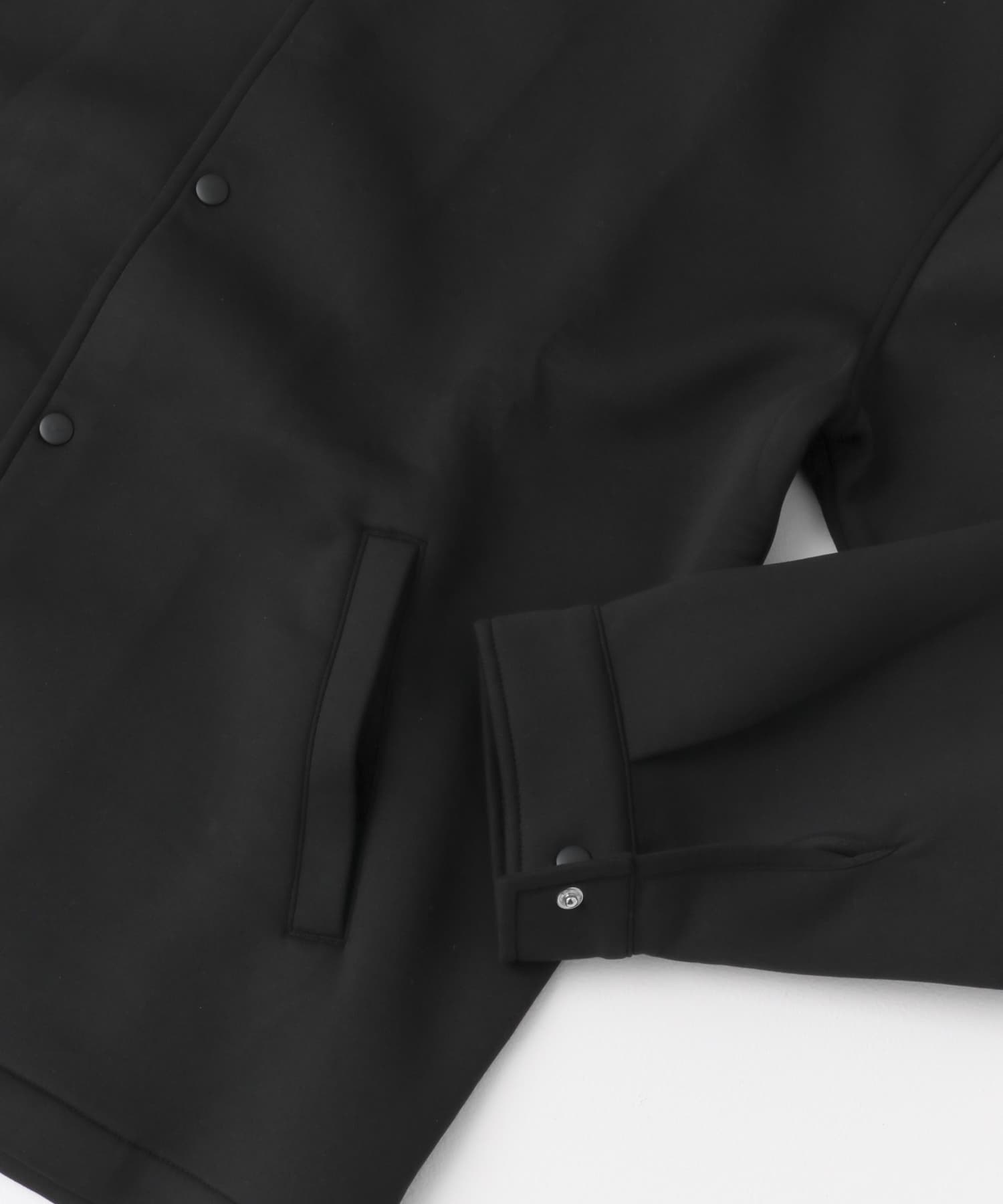 ポンチクルーネックカーディガン BLACK M