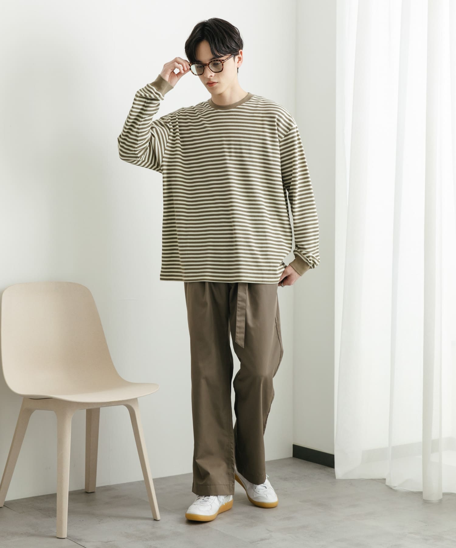 身長：173cm サイズ：L