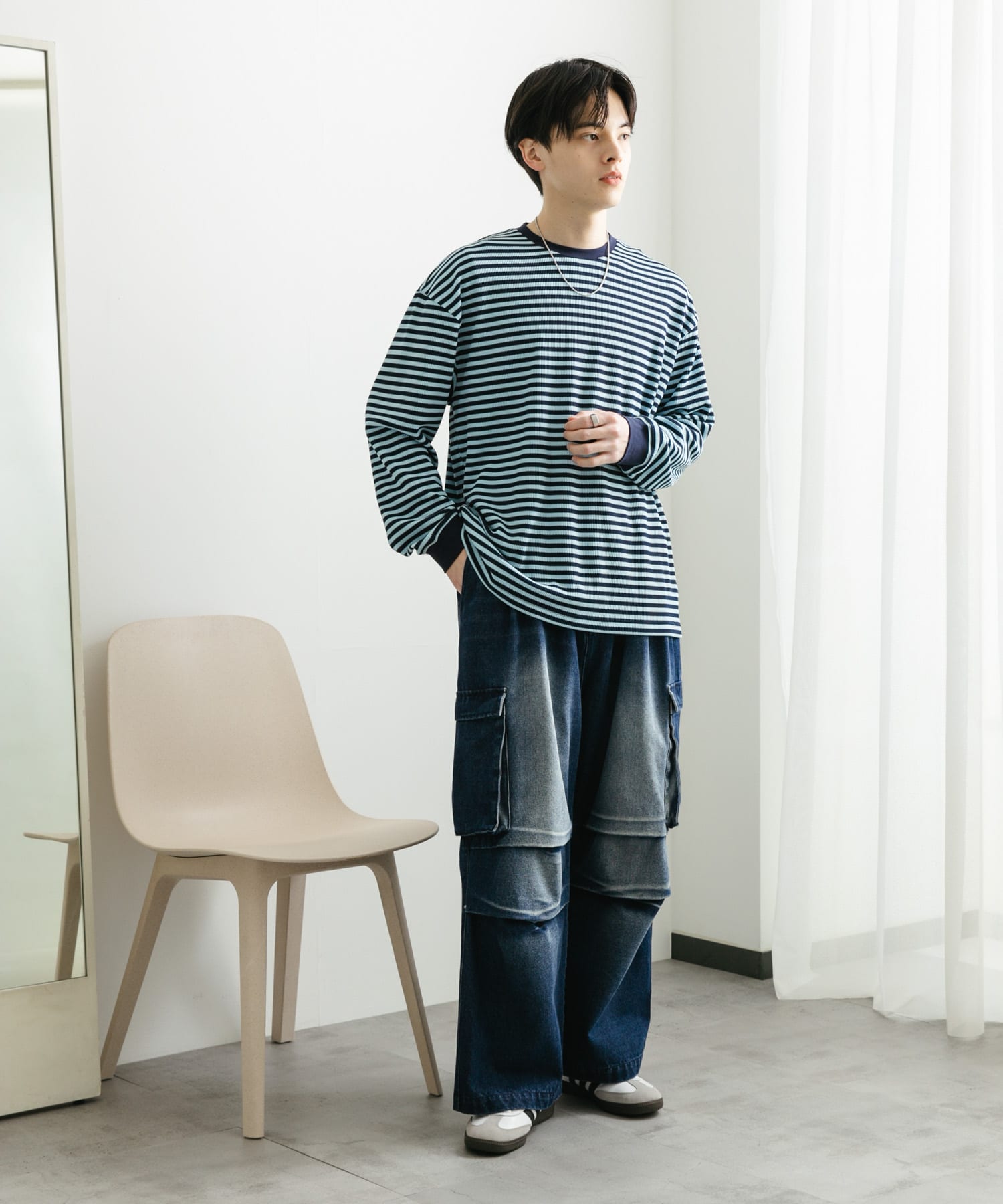 身長：173cm サイズ：L