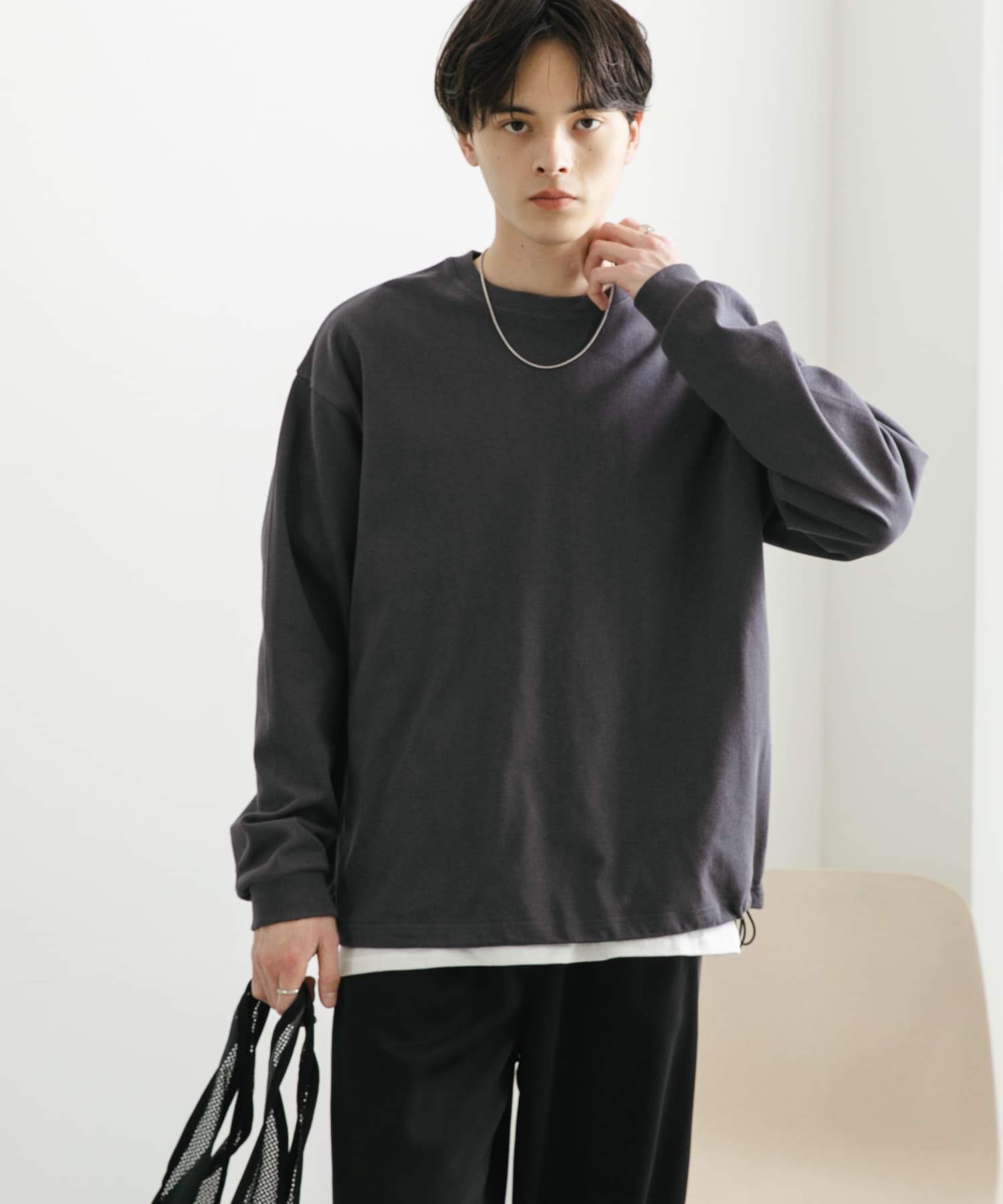 身長：173cm サイズ：L