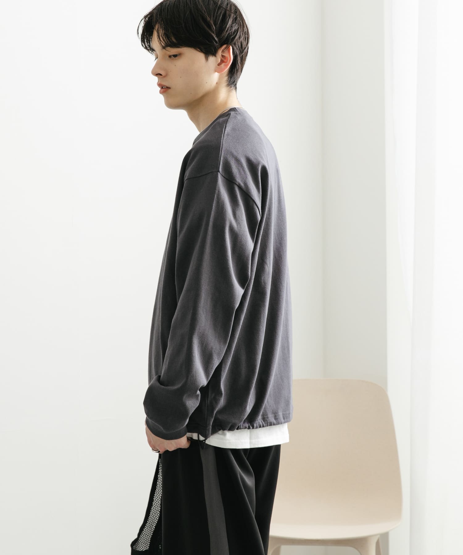 身長：173cm サイズ：L