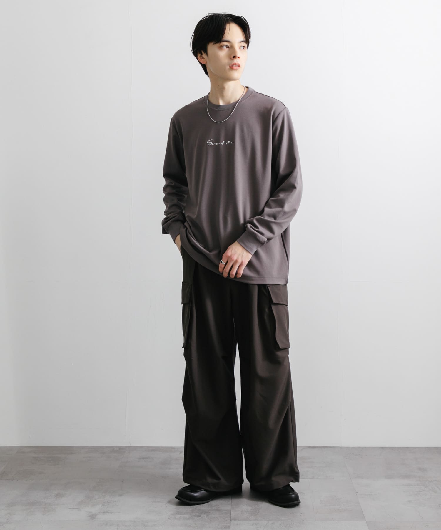 身長：173cm サイズ：L